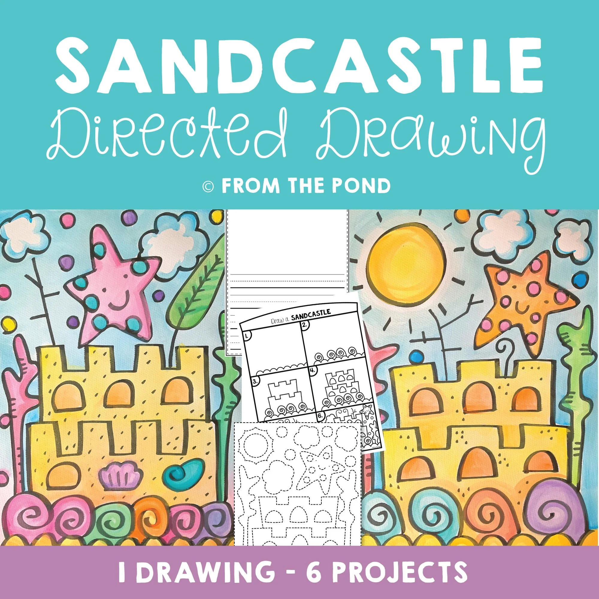 Sandcastle Drawing