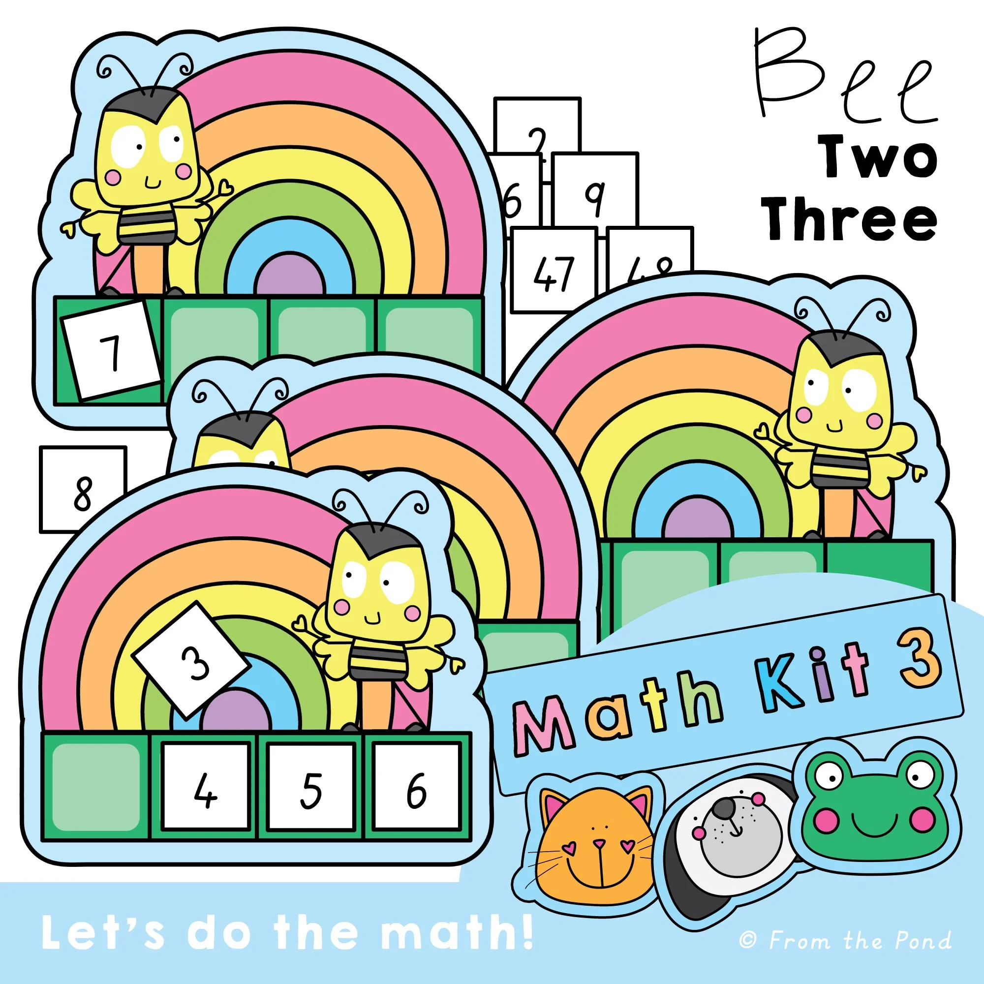  Bee skip counting math centers for exploring number patterns and counting on through hands-on learning that builds number sense and early multiplication foundations. Fun bee themed math activities for kindergarten and first grade students practising