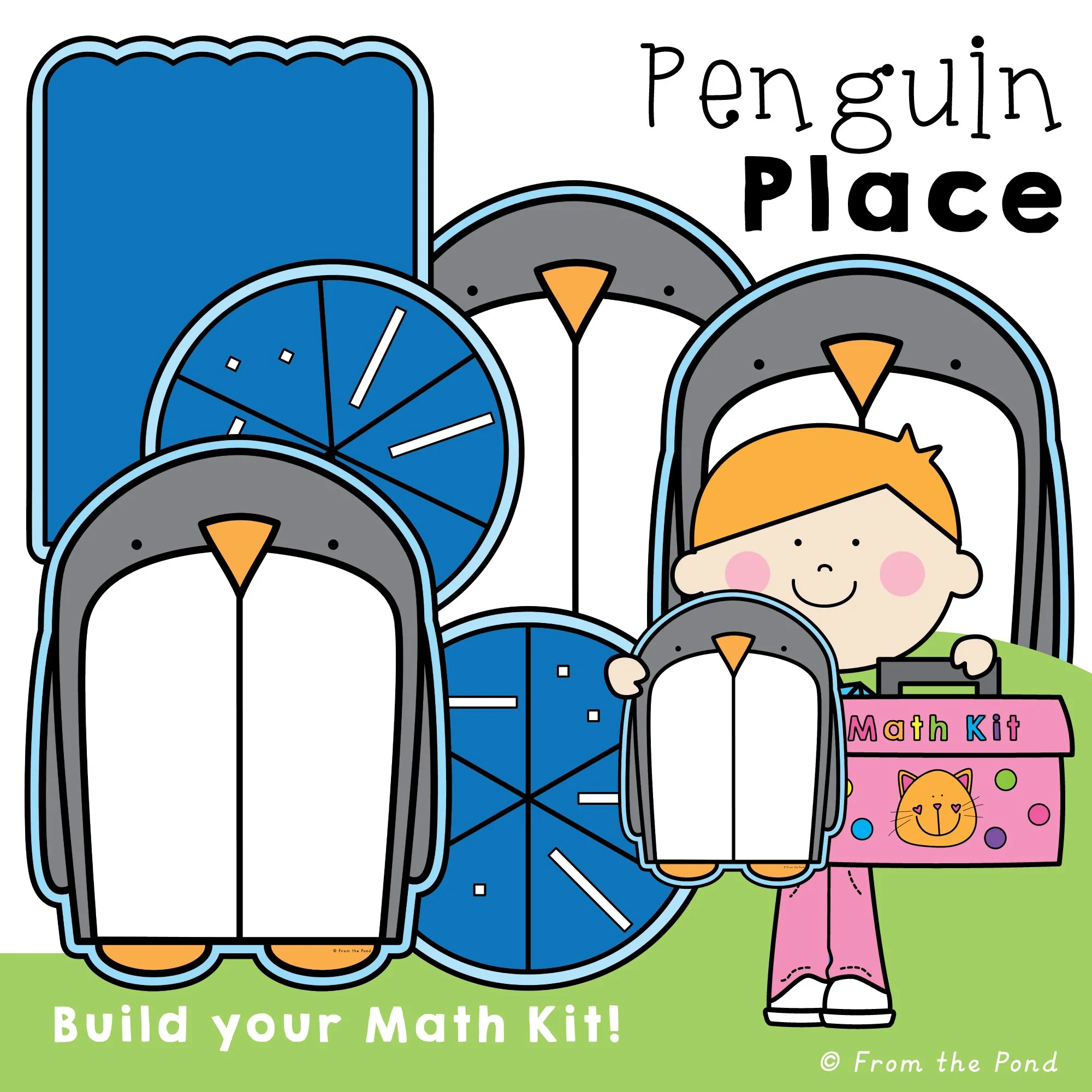  Penguin place value math centers and games for exploring tens and ones through hands-on number activities and playful math learning. Fun penguin themed place value mats and math games for kindergarten and first grade students building number sense, 