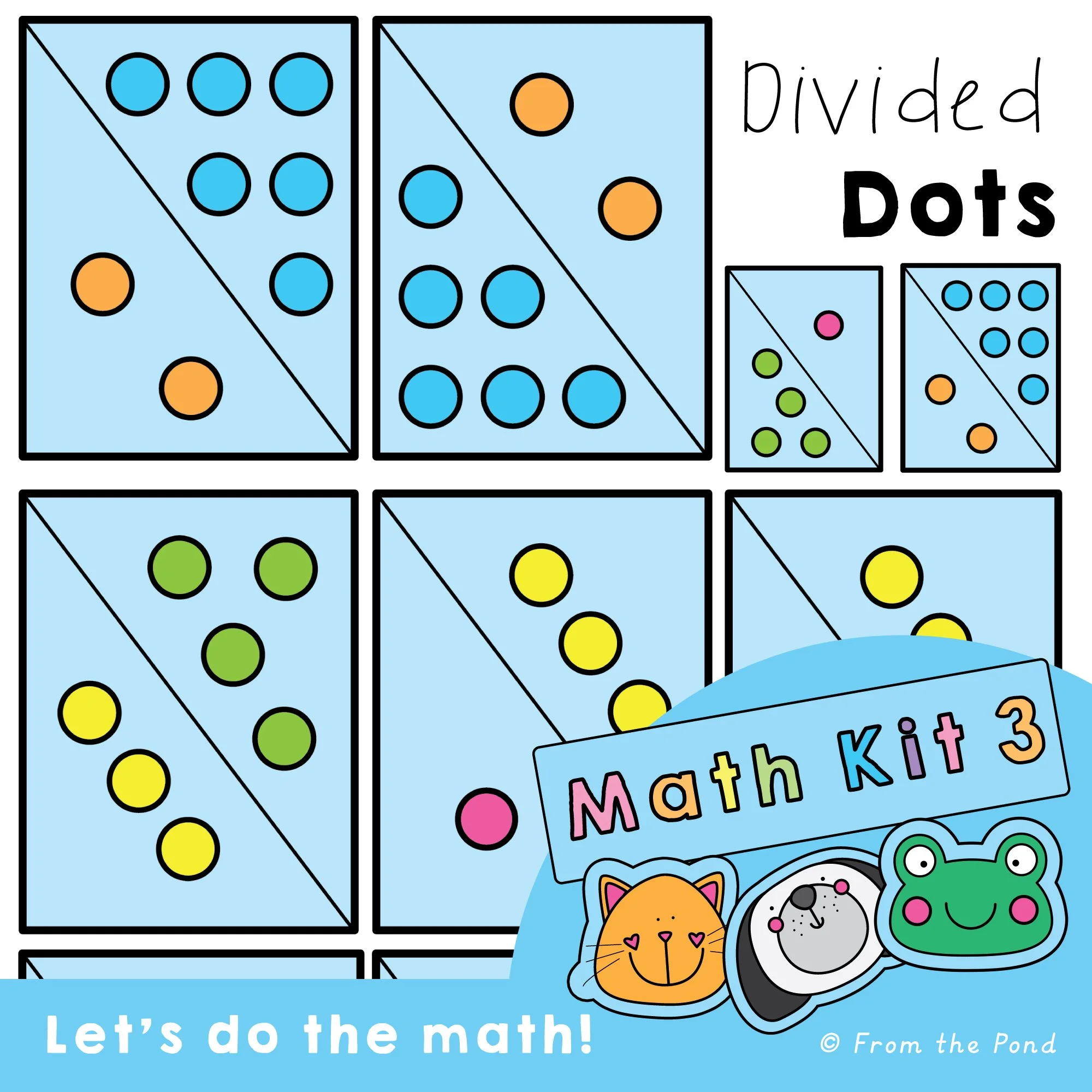  Subitizing addition cards and dot pattern math warm ups for building number fluency, visual number recognition, and flexible math thinking through hands-on learning. Engaging dot pattern math activities for kindergarten and first grade students prac