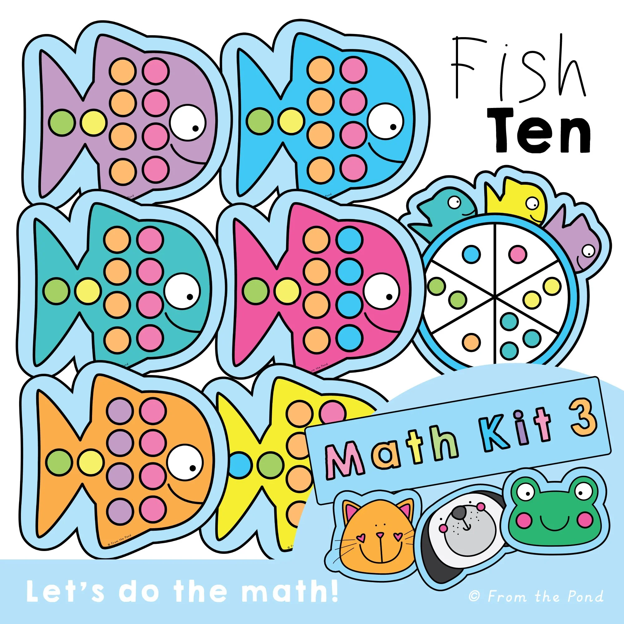  Ten Fish math centers and counting to 10 games for building early number sense, counting fluency, and hands-on math confidence through playful fish themed activities. Engaging printable number sense games for kindergarten and first grade students pr