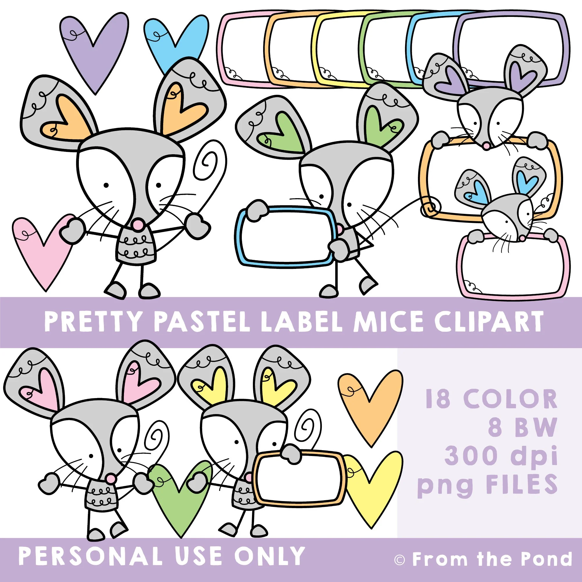 Pastel Mice