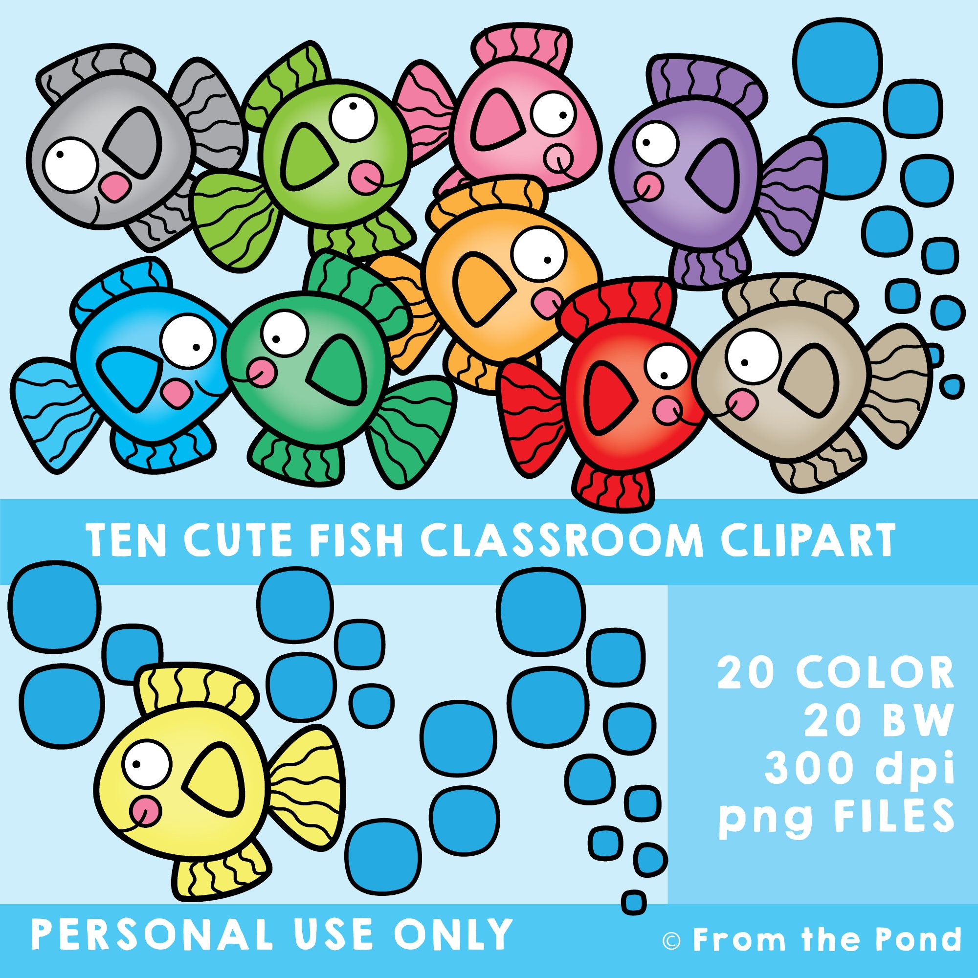 Ten Cute Fish