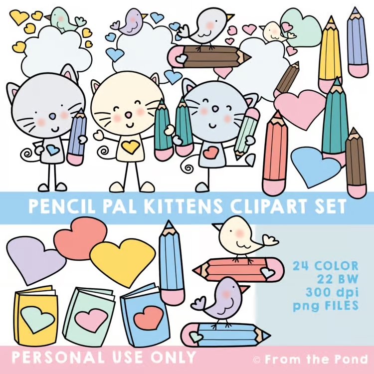 Pencil Pal Kittens