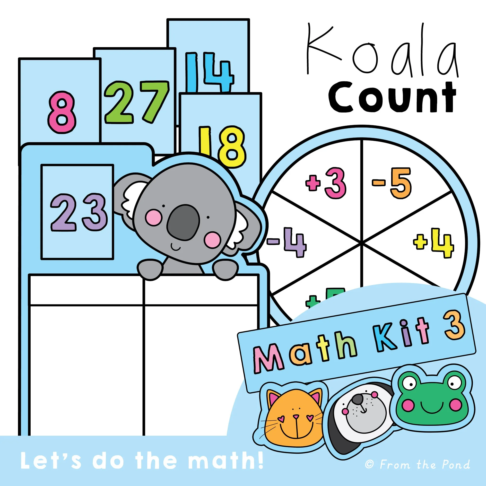  Koala place value math centers for building two-digit numbers with tens and ones, counting on and back, and beginning addition and subtraction to 30. Hands-on koala themed math activities for kindergarten and first grade students practising number c