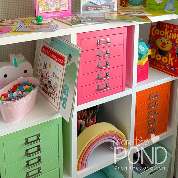 Colorful Metal Drawer Cabinets