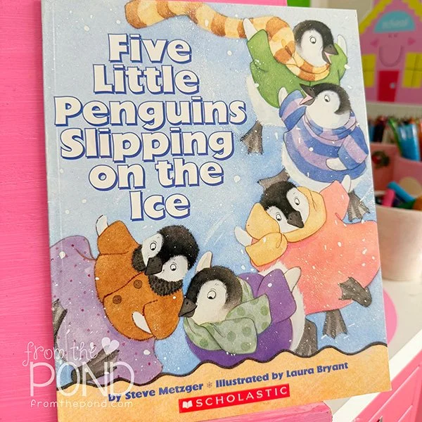 Five Little Penguins Slipping on the Ice