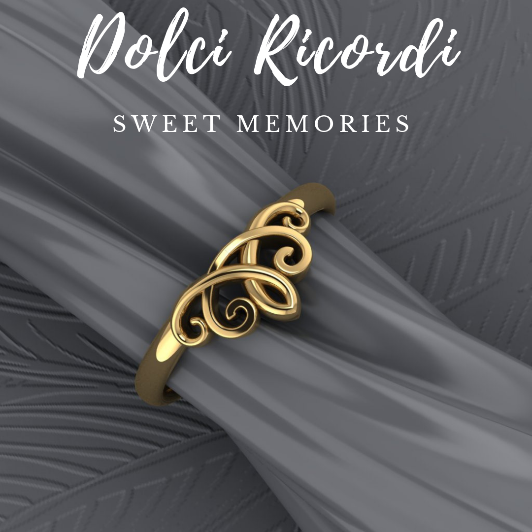 Got Sweet Memories? Then the Dolci Ricordi Firenze Ring is for you. Crafted in 14ct yellow gold from the Tokens of Tuscany Collection exclusively at house of frost jewellery