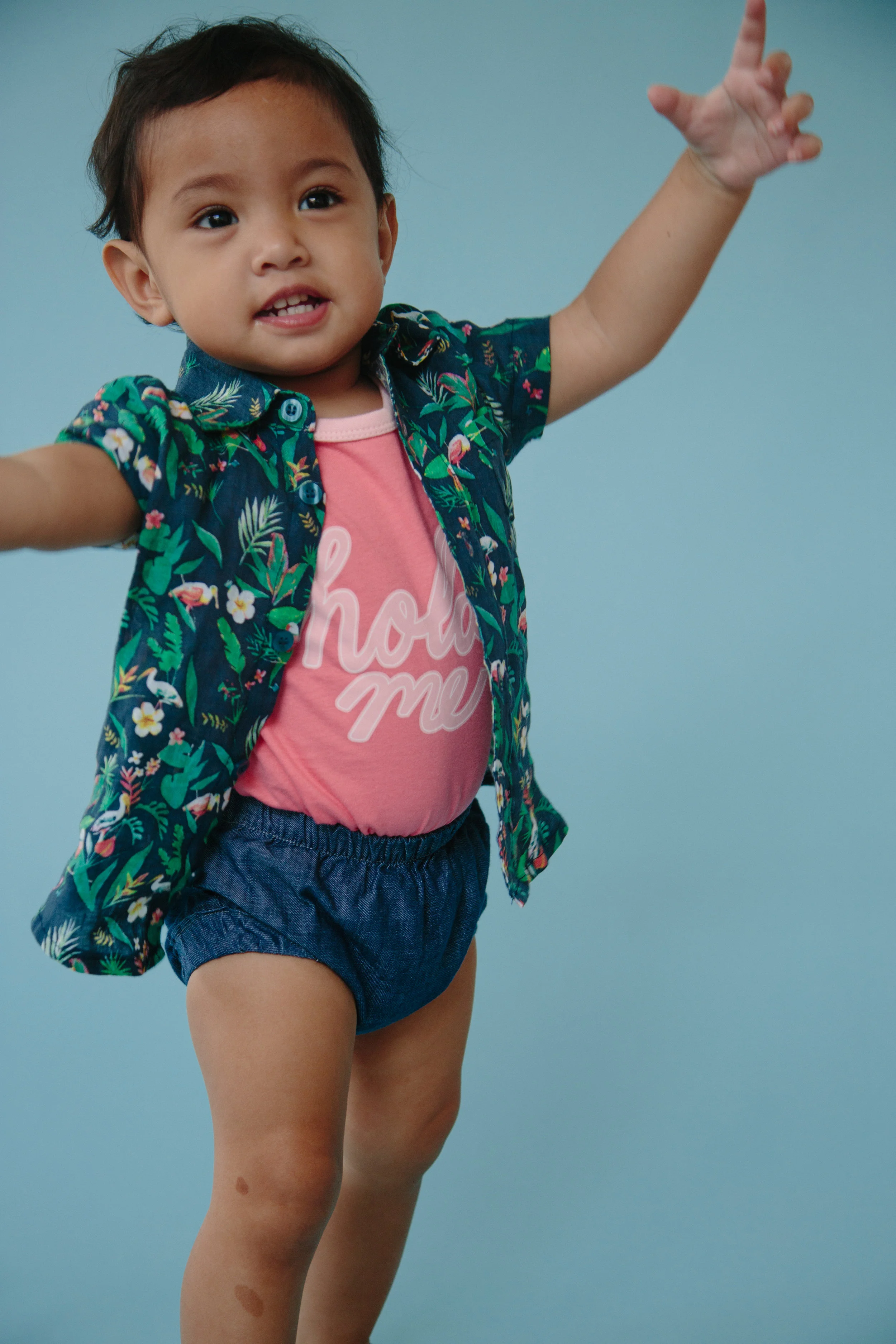 Toddler in Bahru Button Down Shirt
