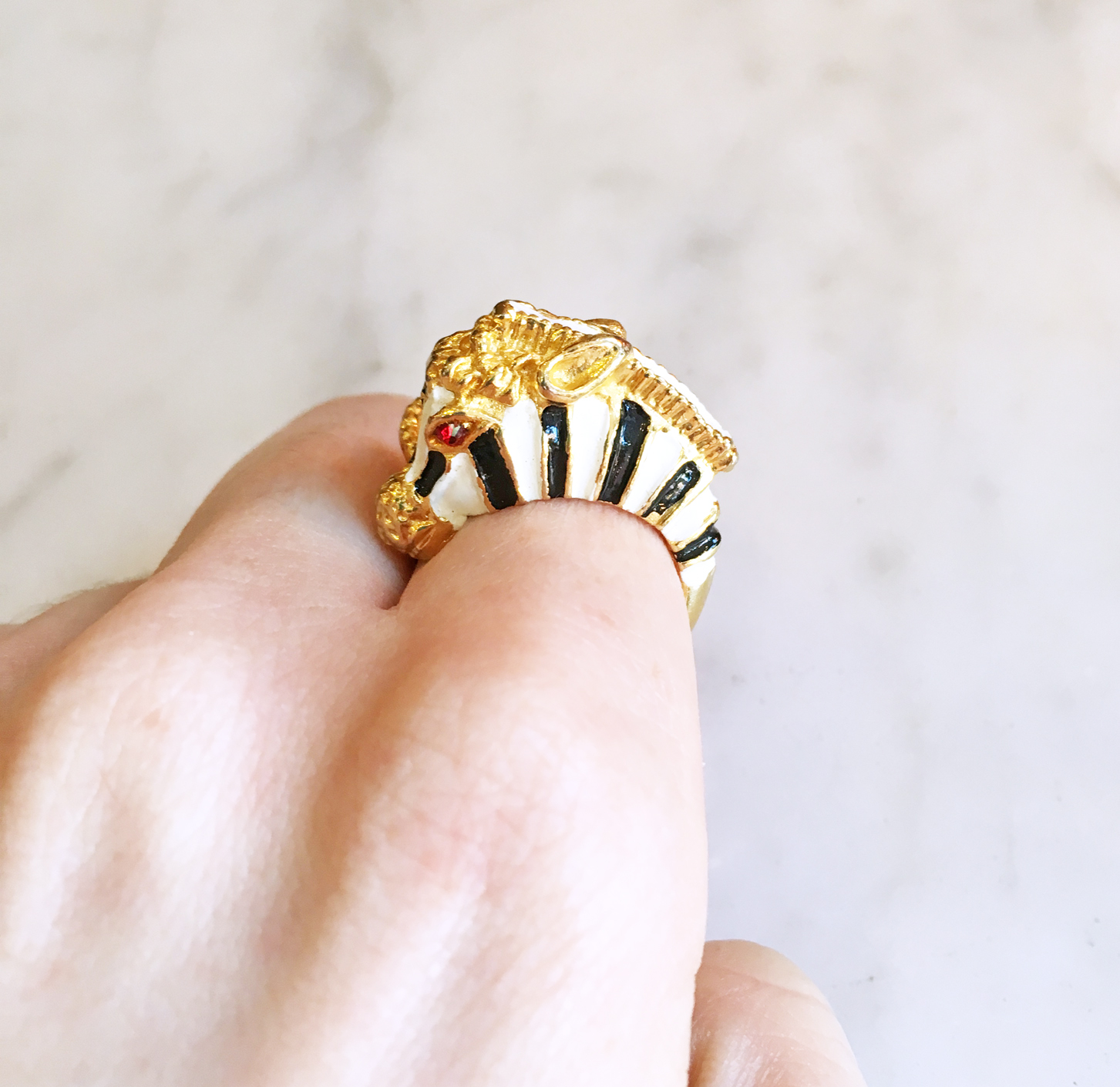 zebra ring