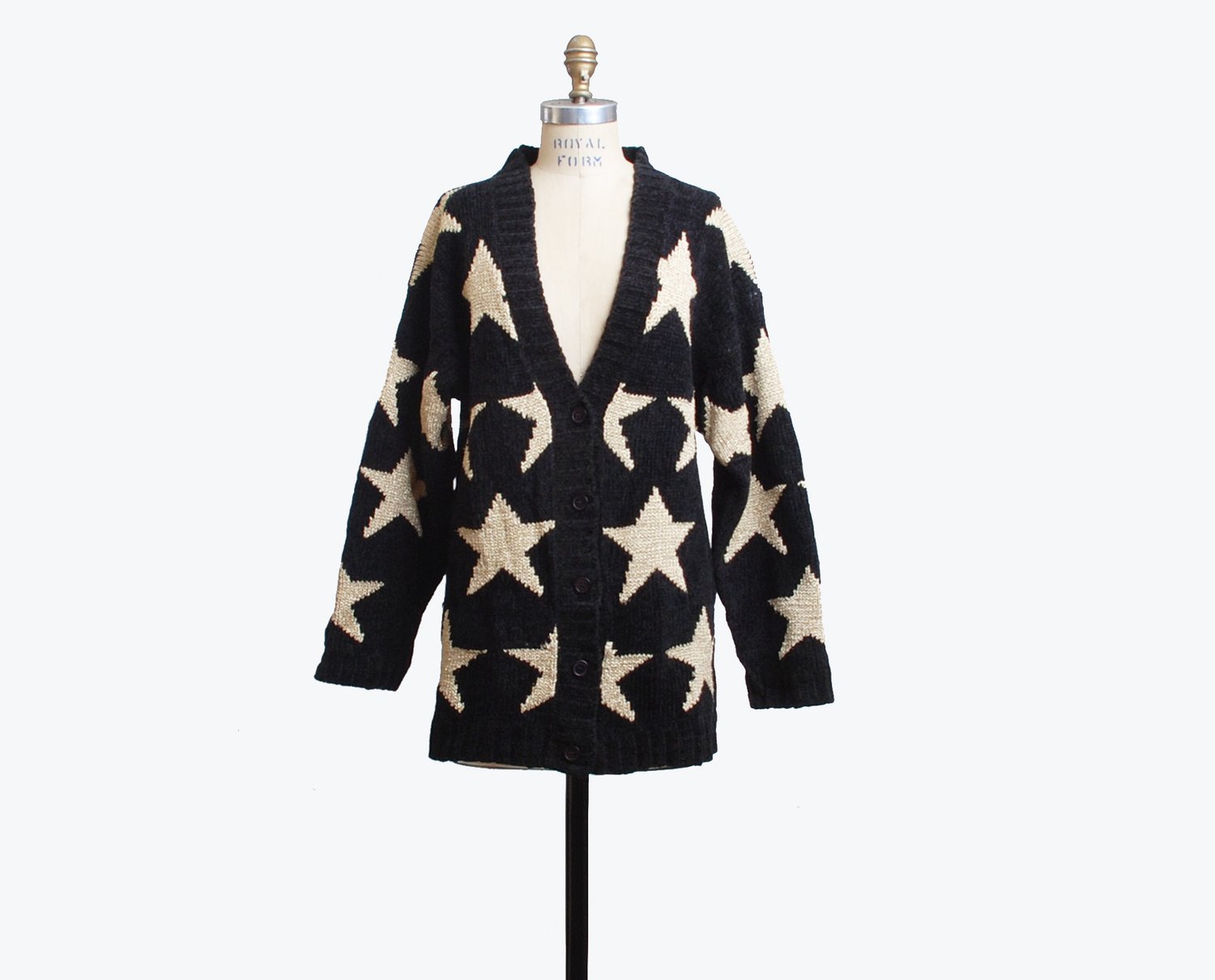 Perry Ellis Star Sweater — Twin Hearts Vintage