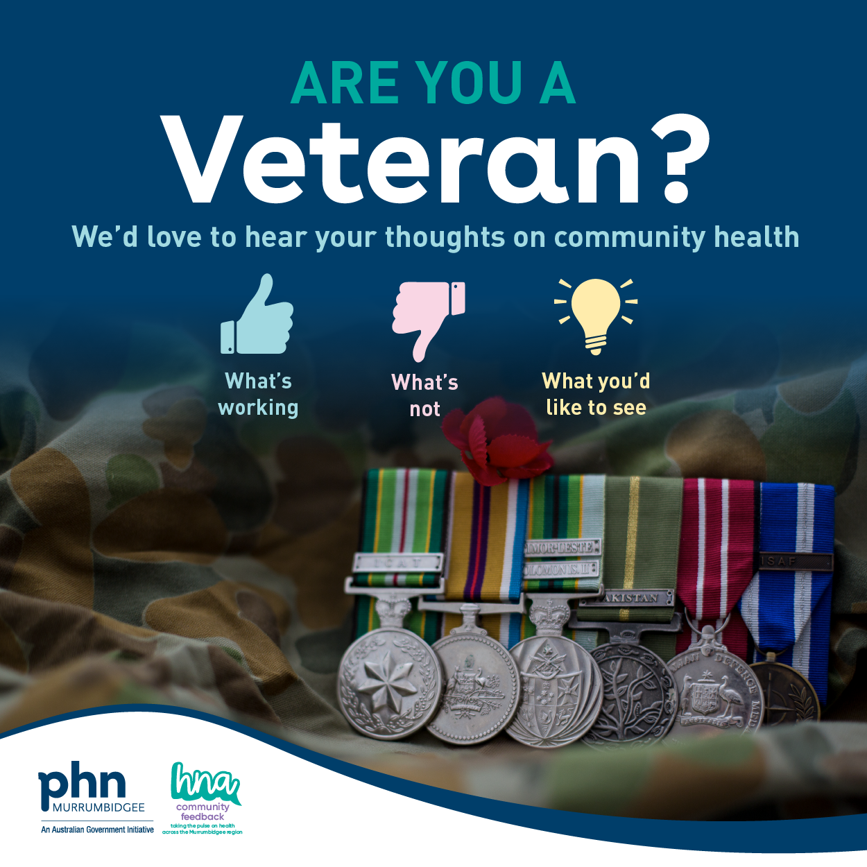 Veterans encouraged to share health needs