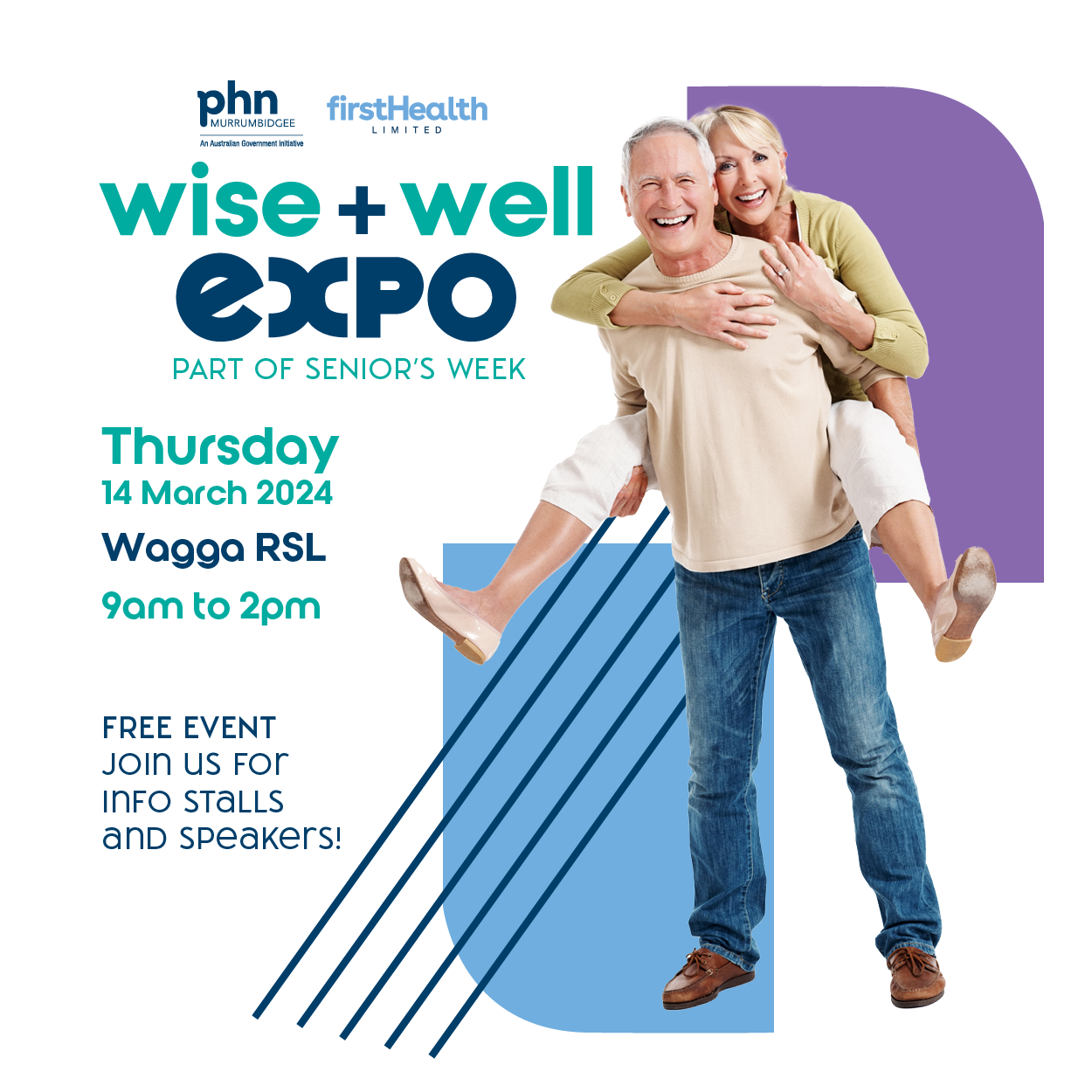Come along to our Wise + Well Expo, part of Senior’s Week