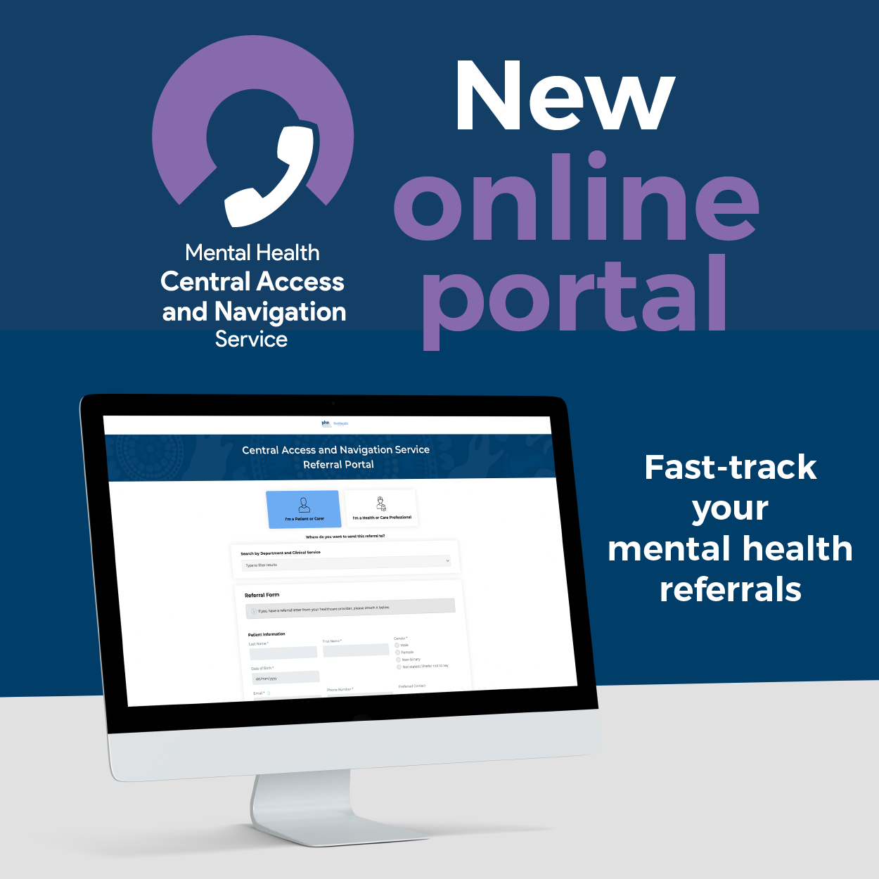 Fast-track mental health referrals with MPHN’s new online portal