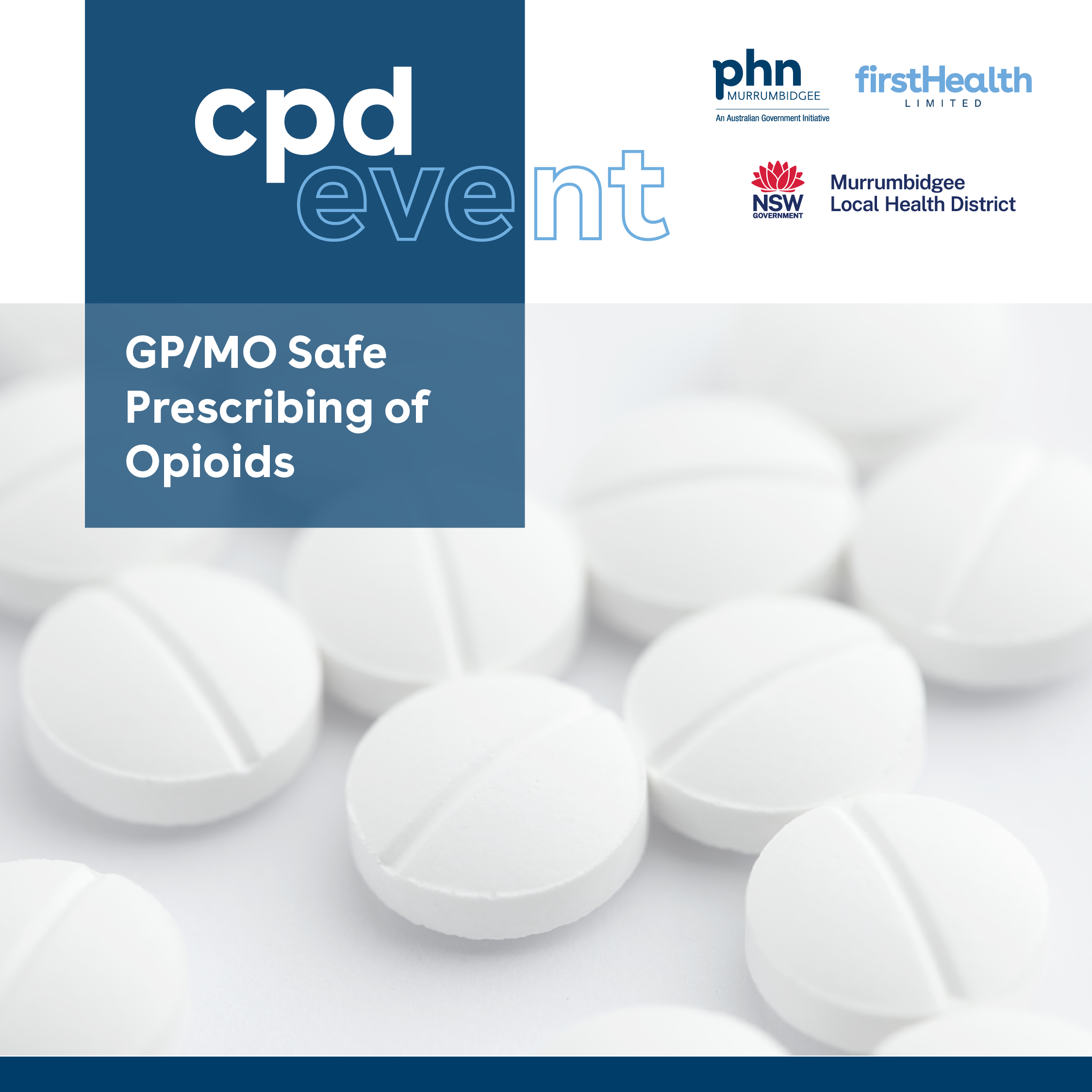 Wagga: GP/MO Safe Prescribing of Opioids