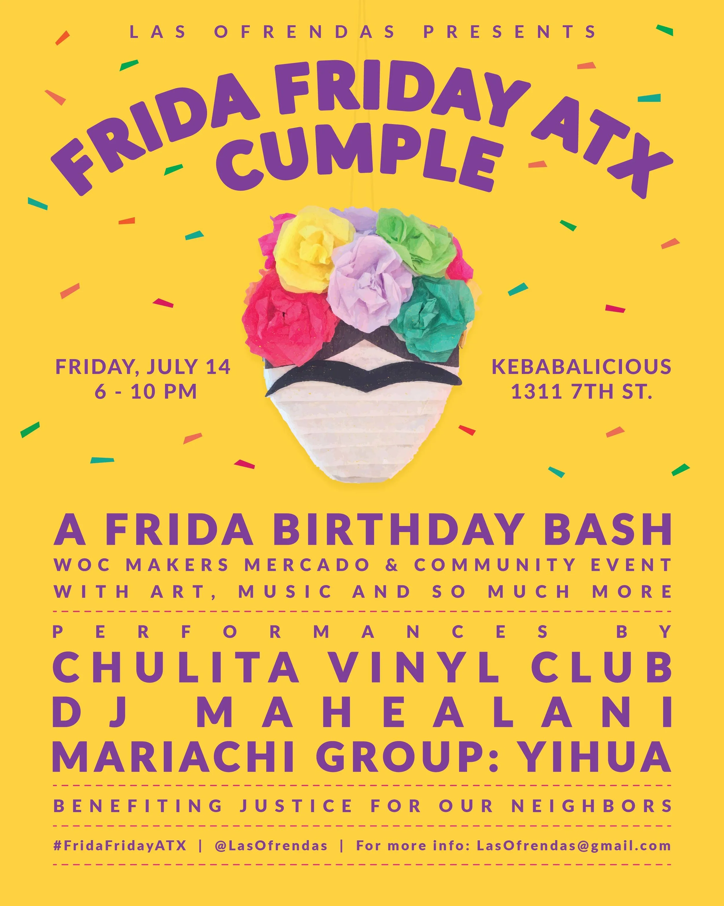 Design by Elizabeth Nunez-Xoconoxtle / ENX Creative , Pinata by Pinatas by Chi