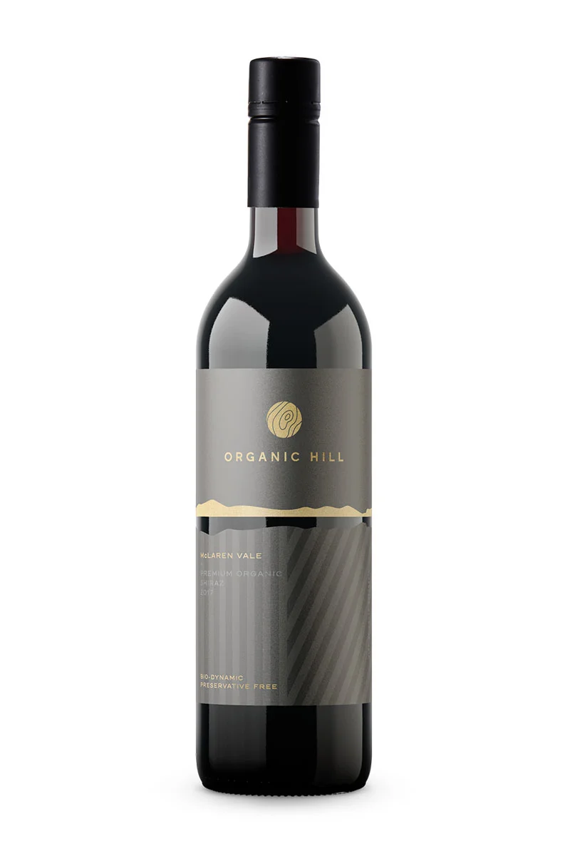 Organic Hill Founder's Release Shiraz - Certified Organic, Preservative Free, Biodynamic
