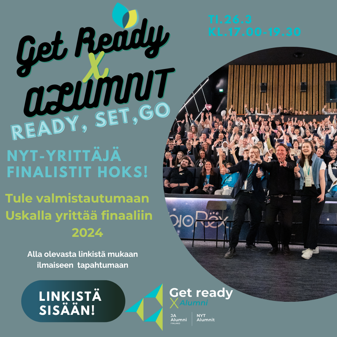 Get Ready X Alumni etätapahtuma