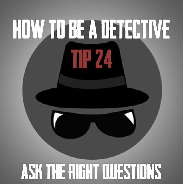 The wrong ones don't get you the right answer.⠀
⠀
#TipTuesday #Detective #TipsOfTheTrade #neighborhoodwatch #life #Observation #Logic #Thinking #skill