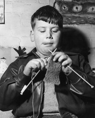 #aboutmemonday #boyswhoknit #knitting #vintagephoto #blackandwhitephotography