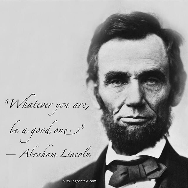 A great bow tie wearer to follow after.⠀
⠀
#repost #AbrahamLincoln #BowtiesAgainstBullies #bowtie #good #begood #begooddogood #quotes #fashionfriday