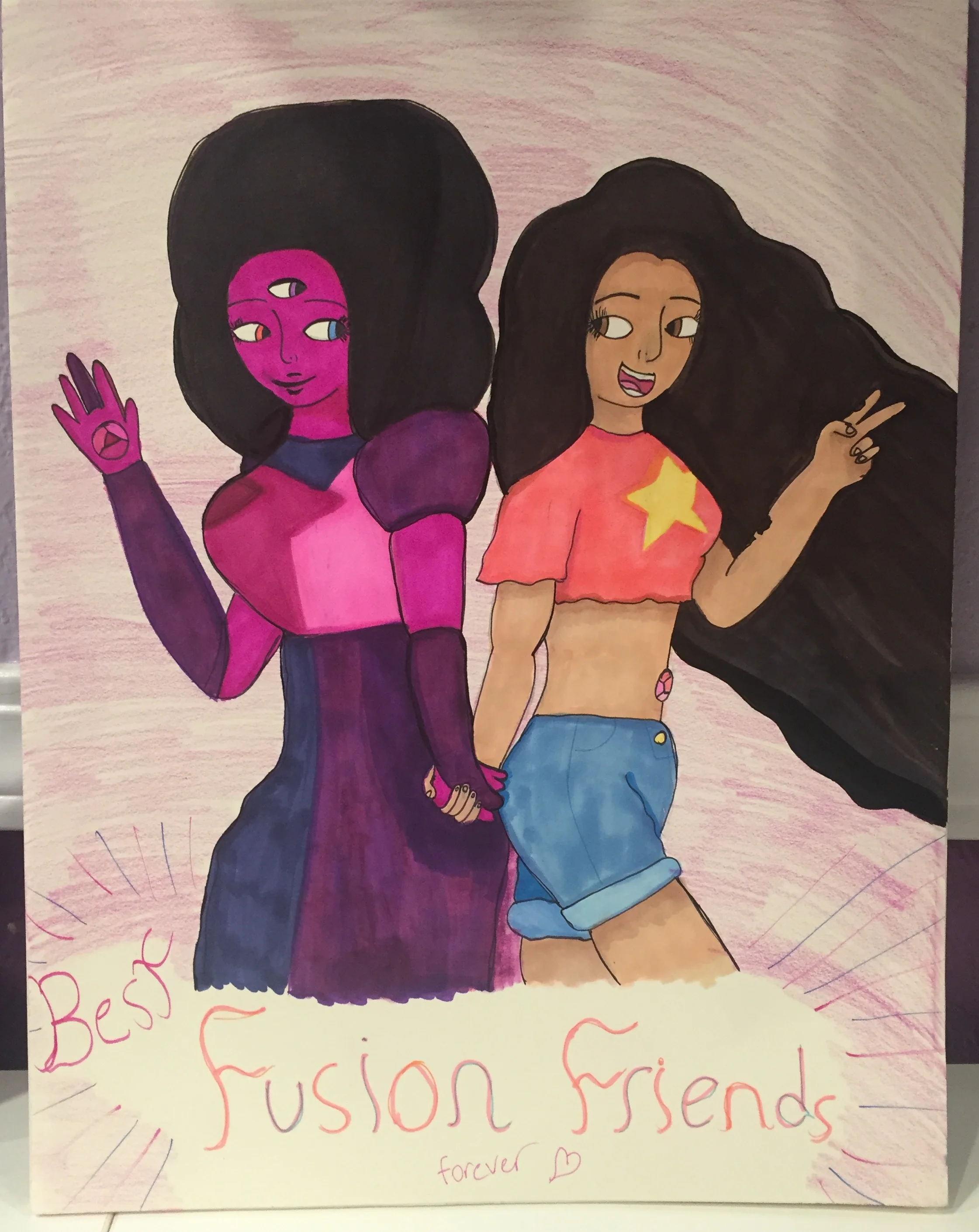 Garnet and Stevonnie