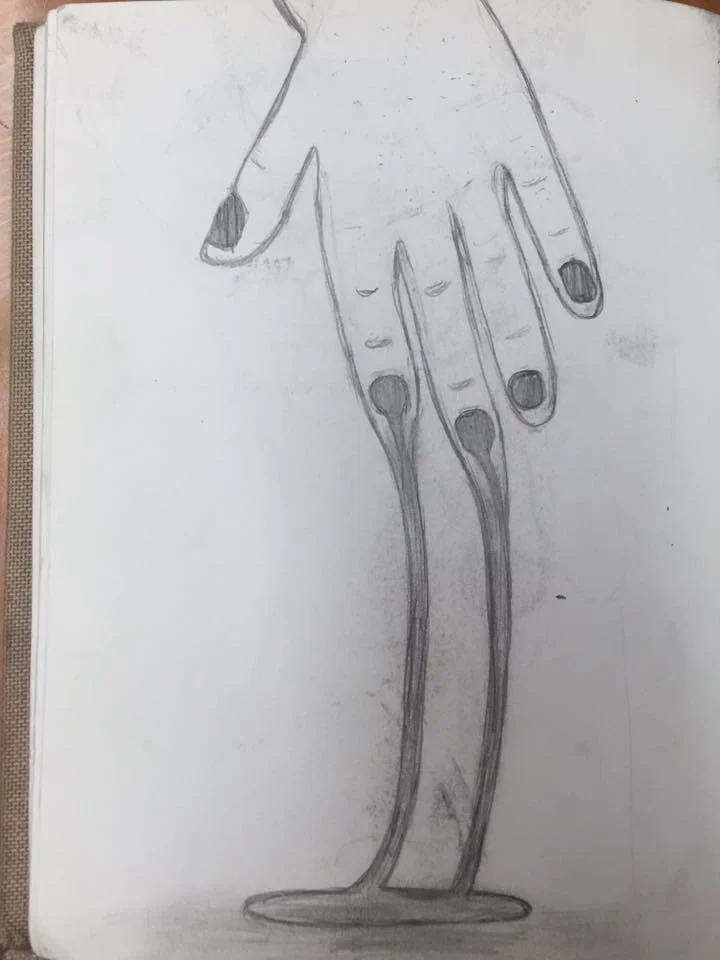 Melting hand