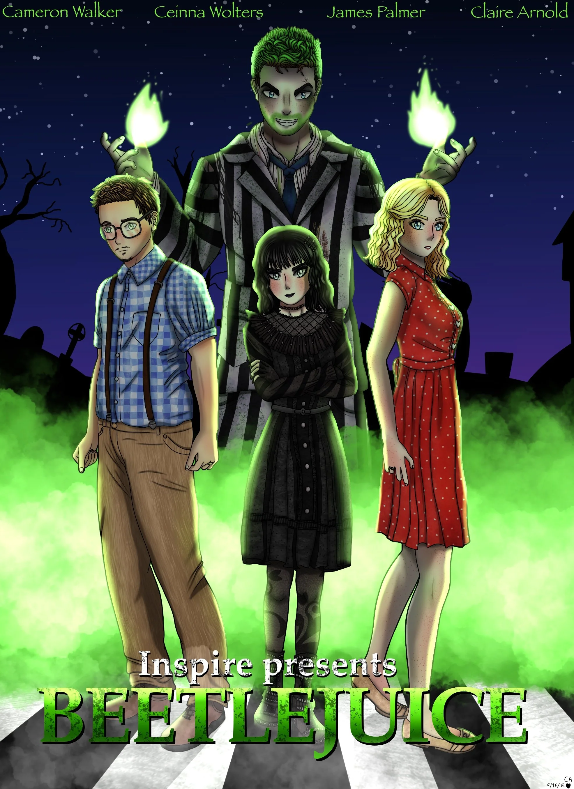 Beetlejuice Poster [Inspire] (Cast B)