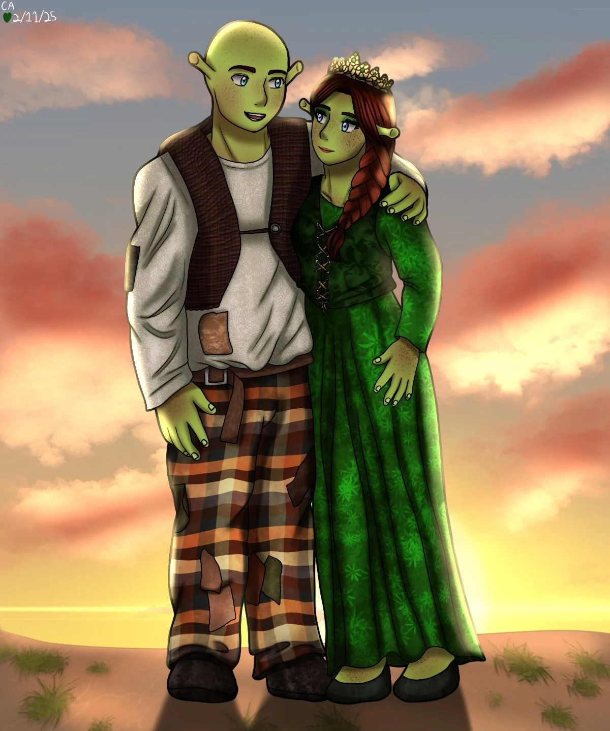 Shrek & Fiona