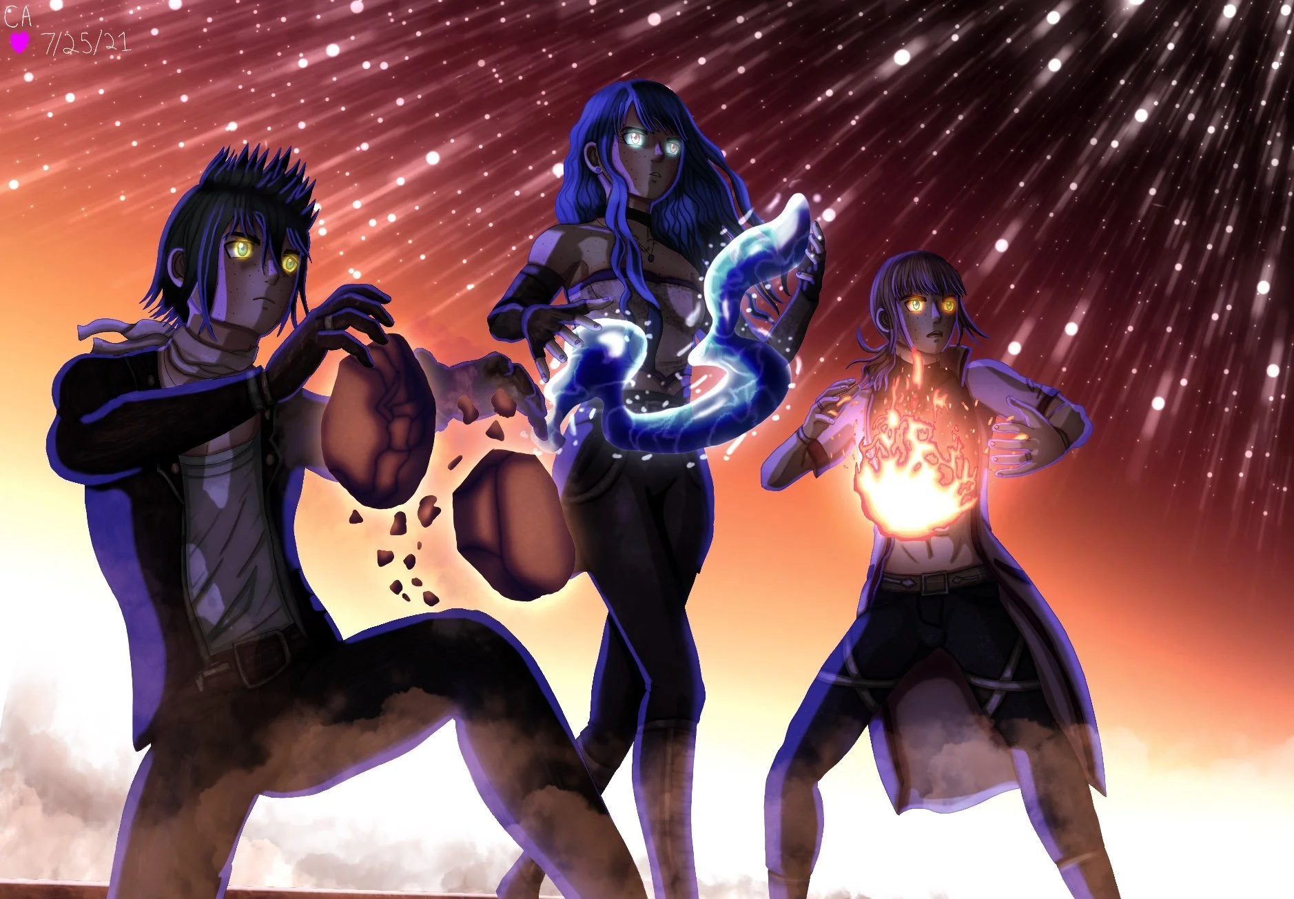 Cosmic Warriors Trio