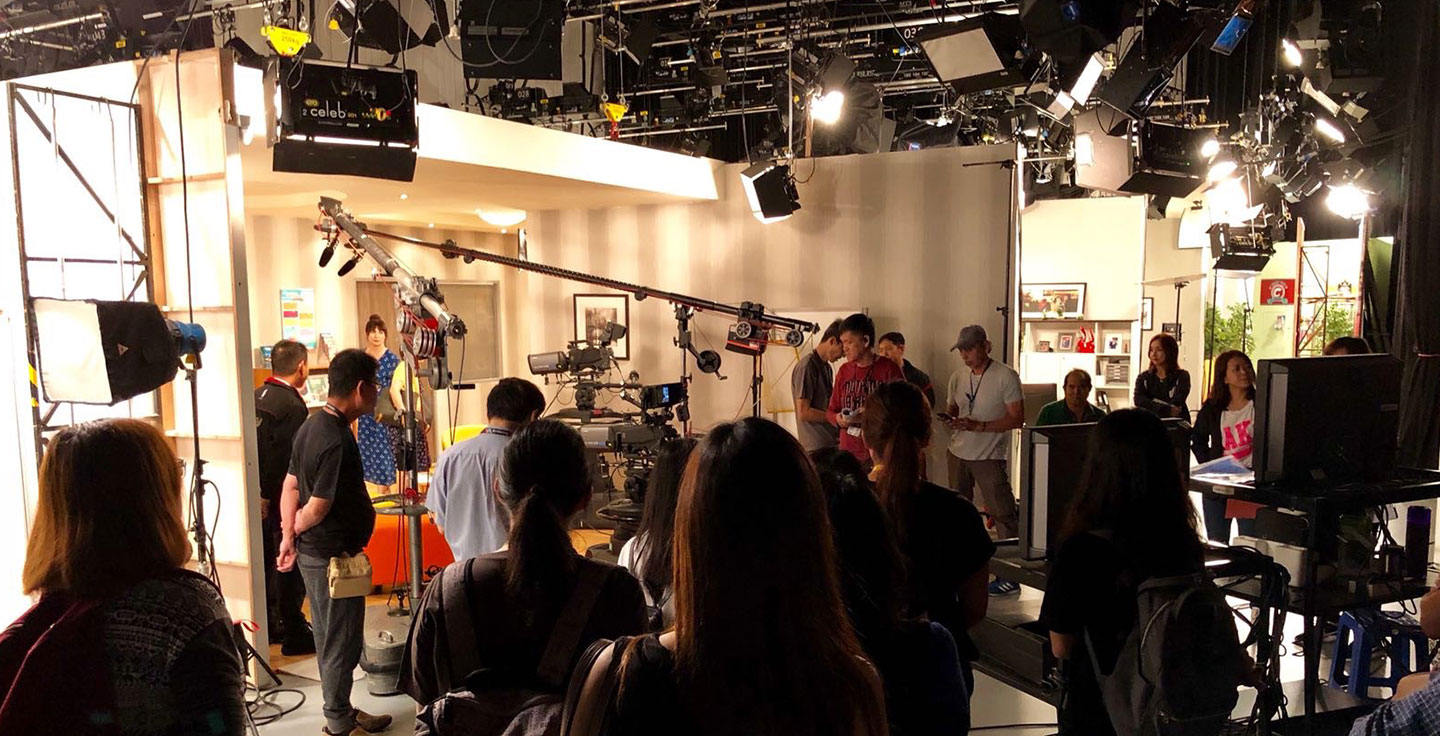 Mediacorp Studios Behind-The-Scenes Tour for Diploma students