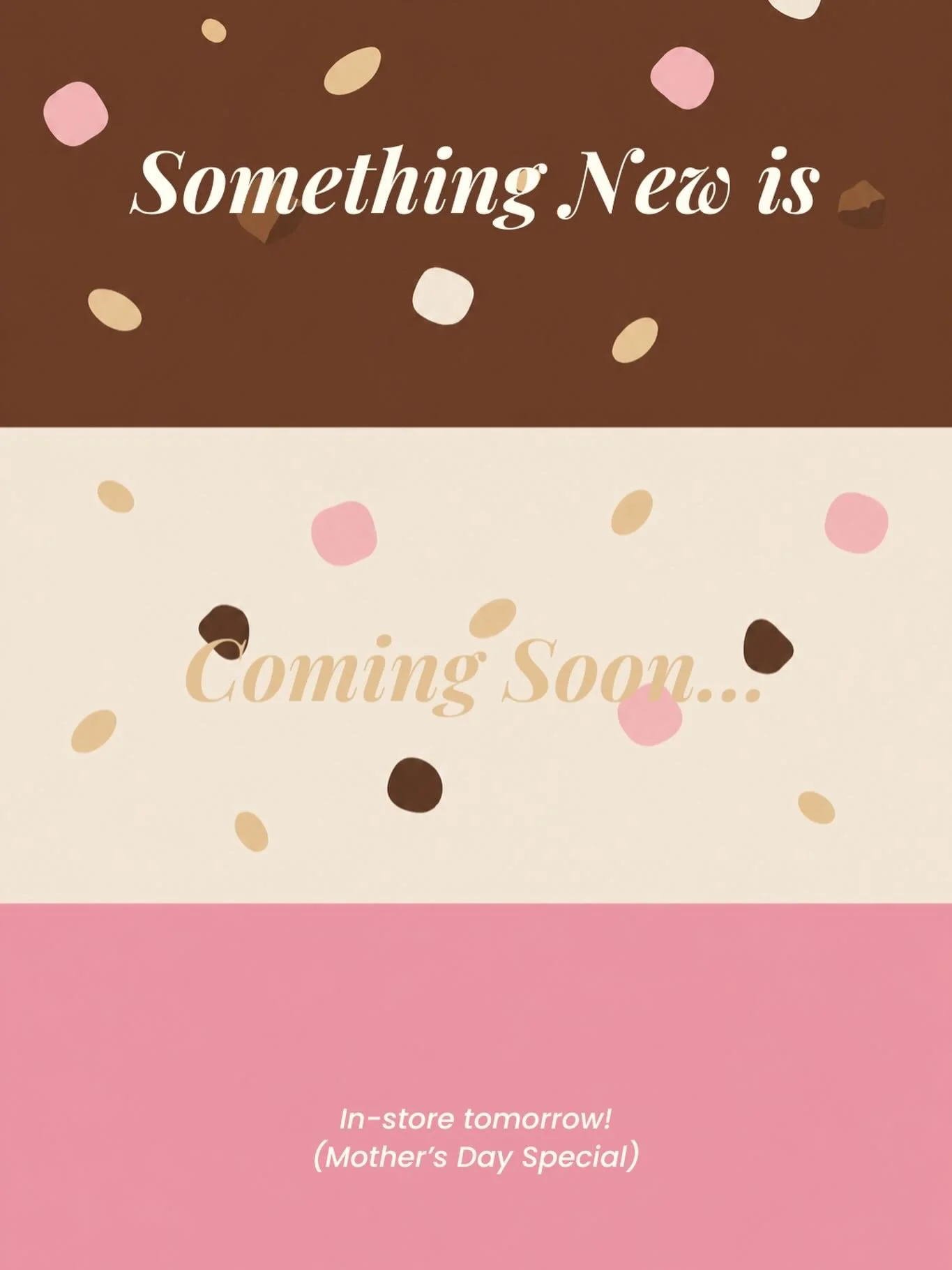 Seaford, we&rsquo;ve got something special for you tomorrow @gelato_unou 👀

We&rsquo;ve given you a teaser of the flavour&hellip; but we&rsquo;ve taken it up a level.
A limited Mother&rsquo;s Day treat you won&rsquo;t want to miss.
What do you think