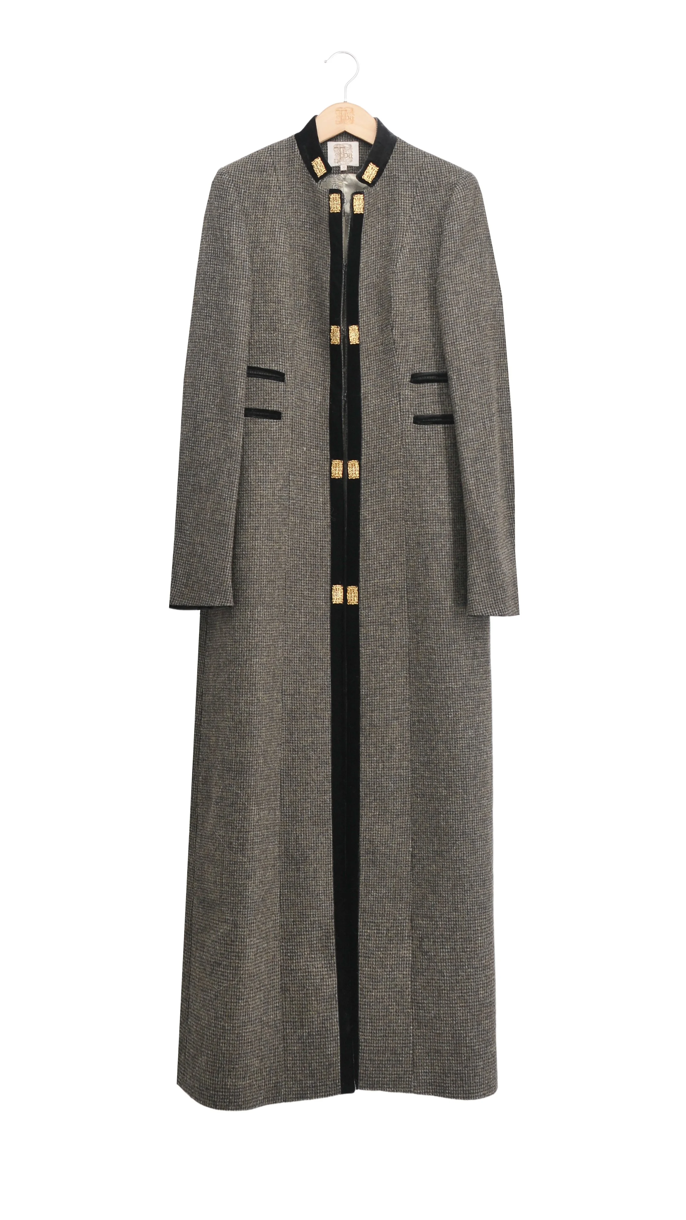 Medallion Coat in Tweed