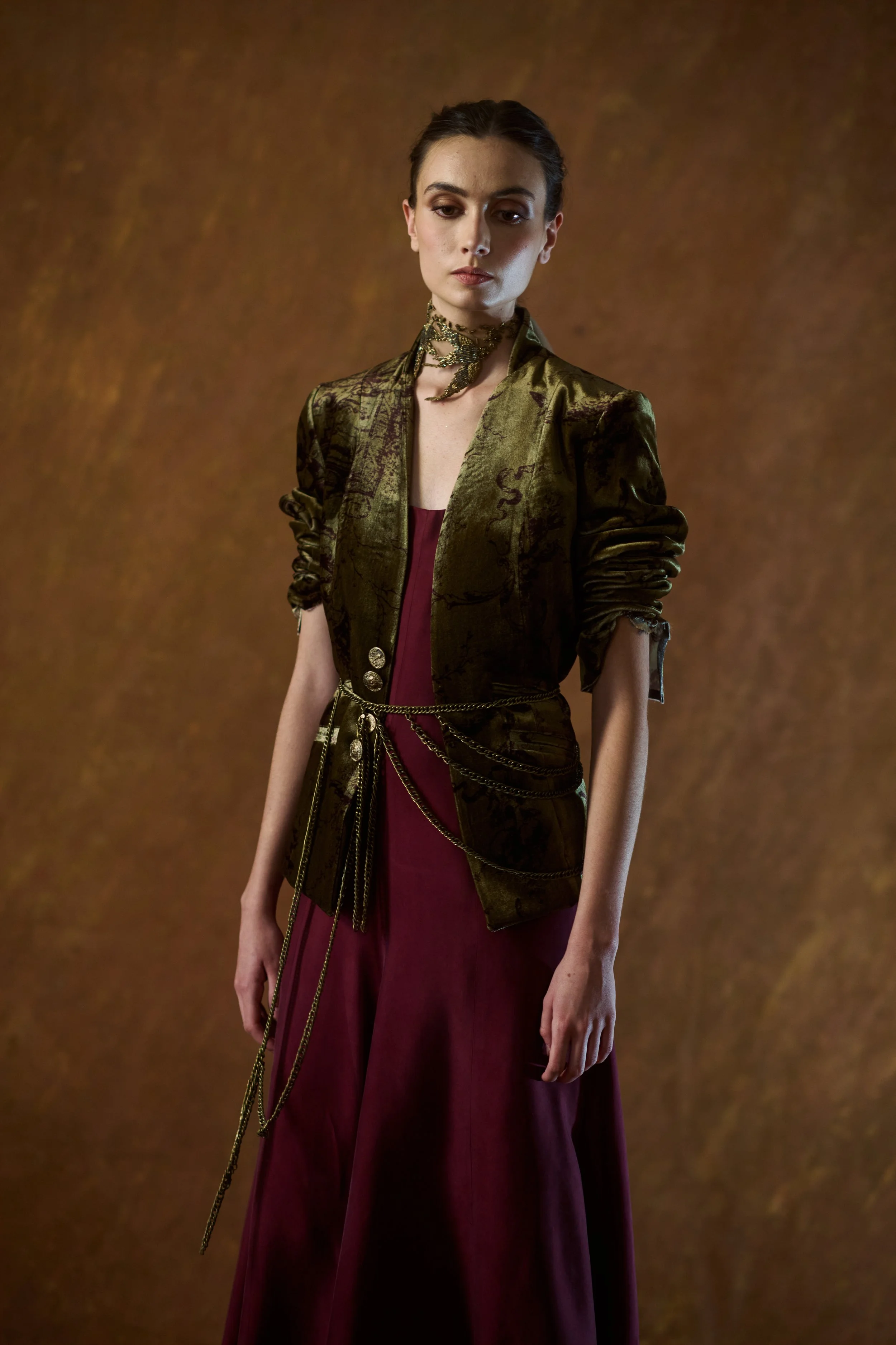 Birds Chocker - Golden