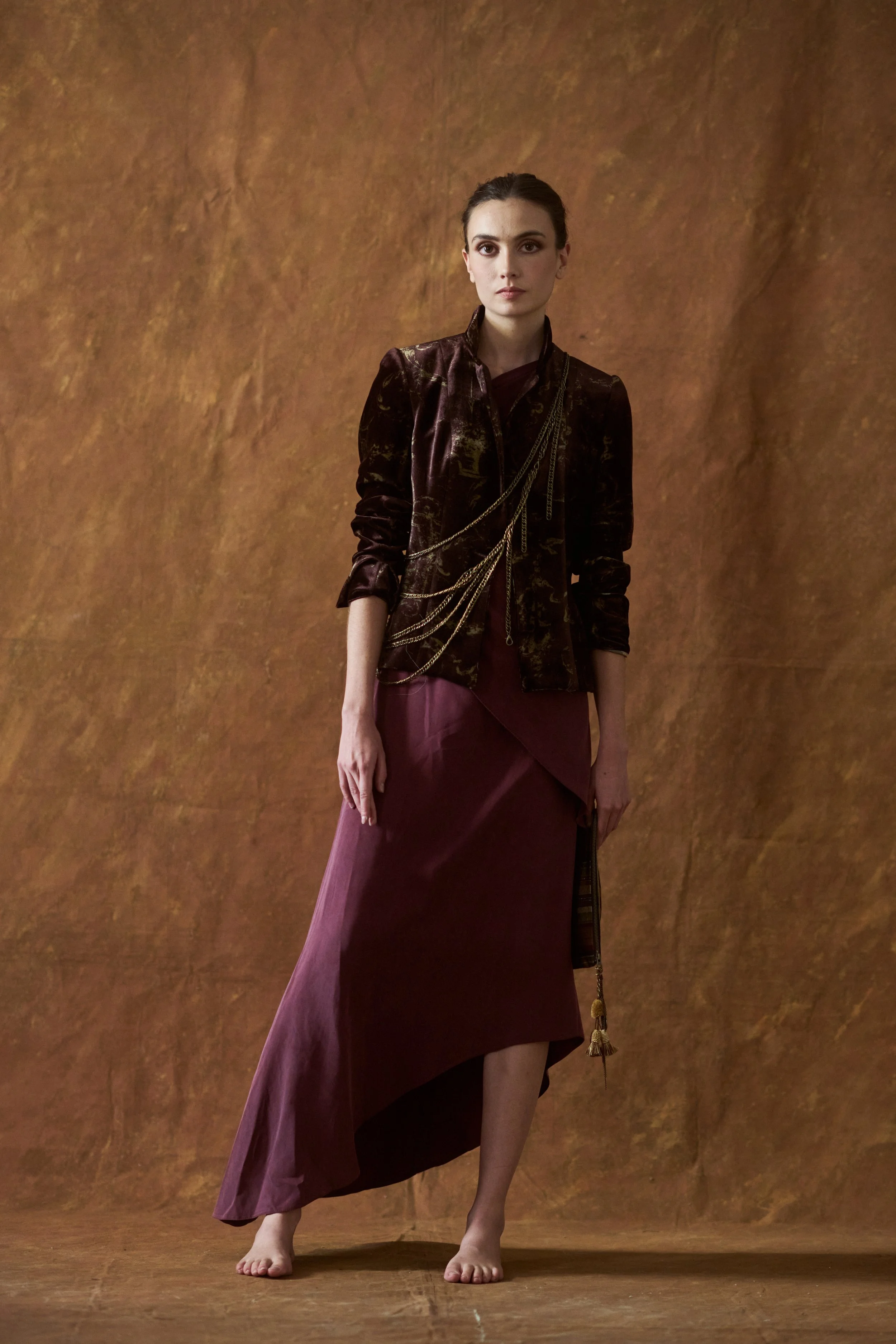 Silk Velvet Siena Jacket