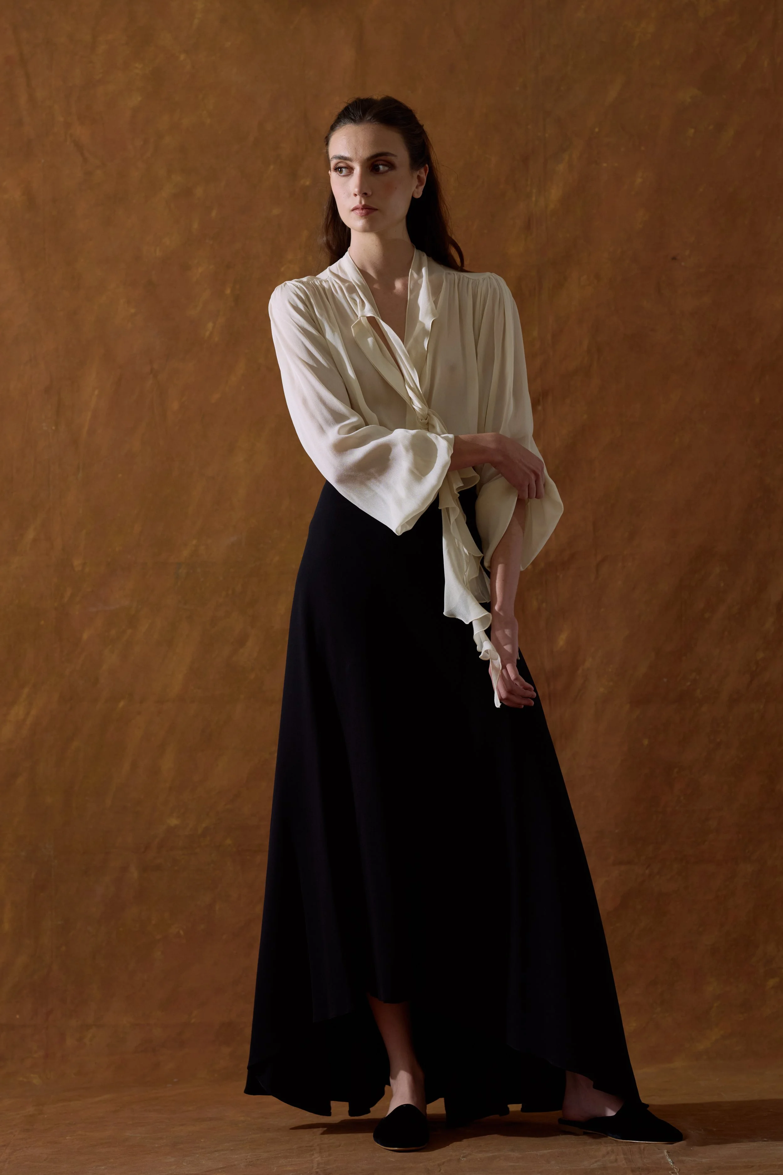 Crepe Bolero Skirt
