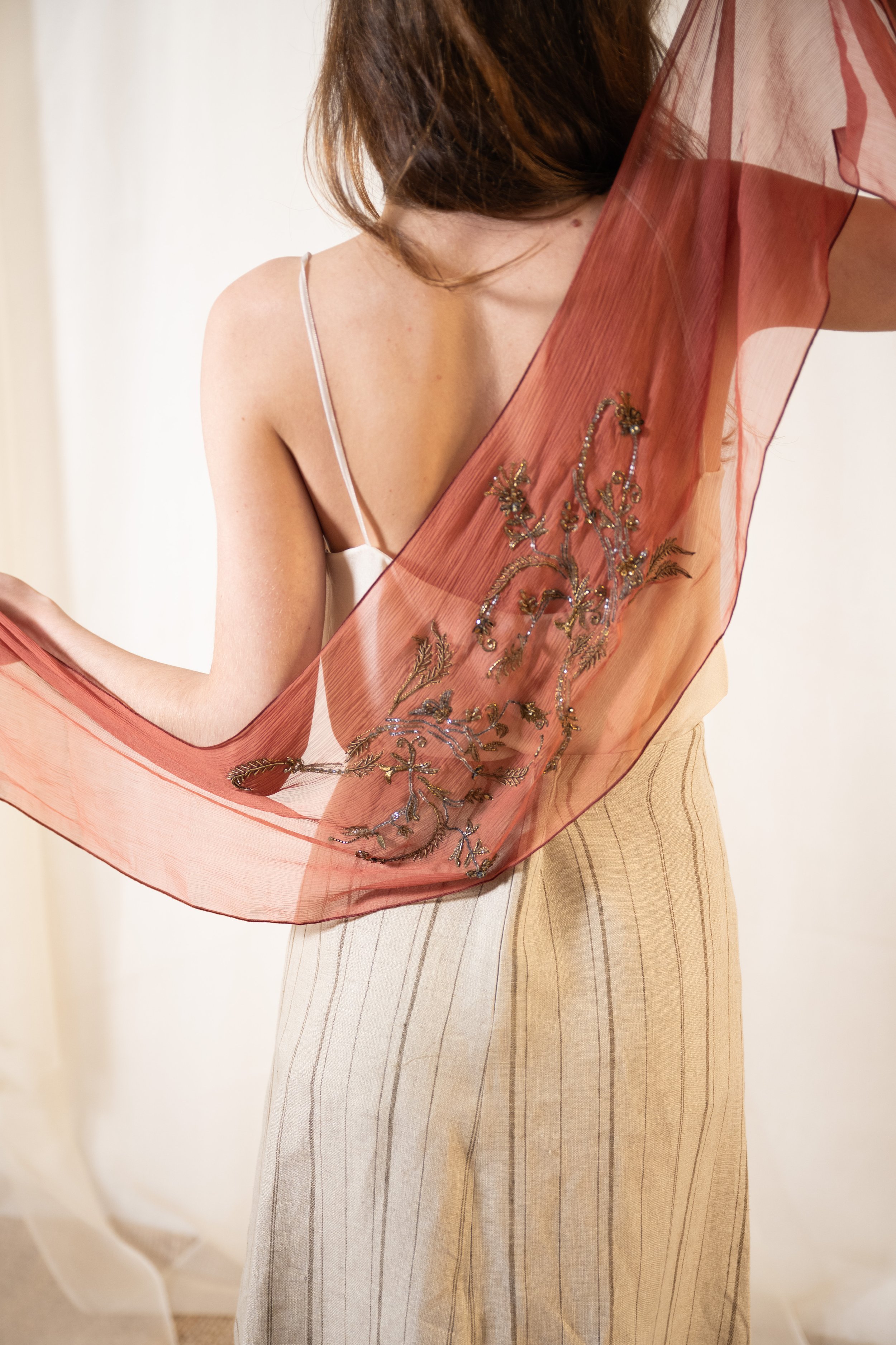 Chiffon Indira Shawl
