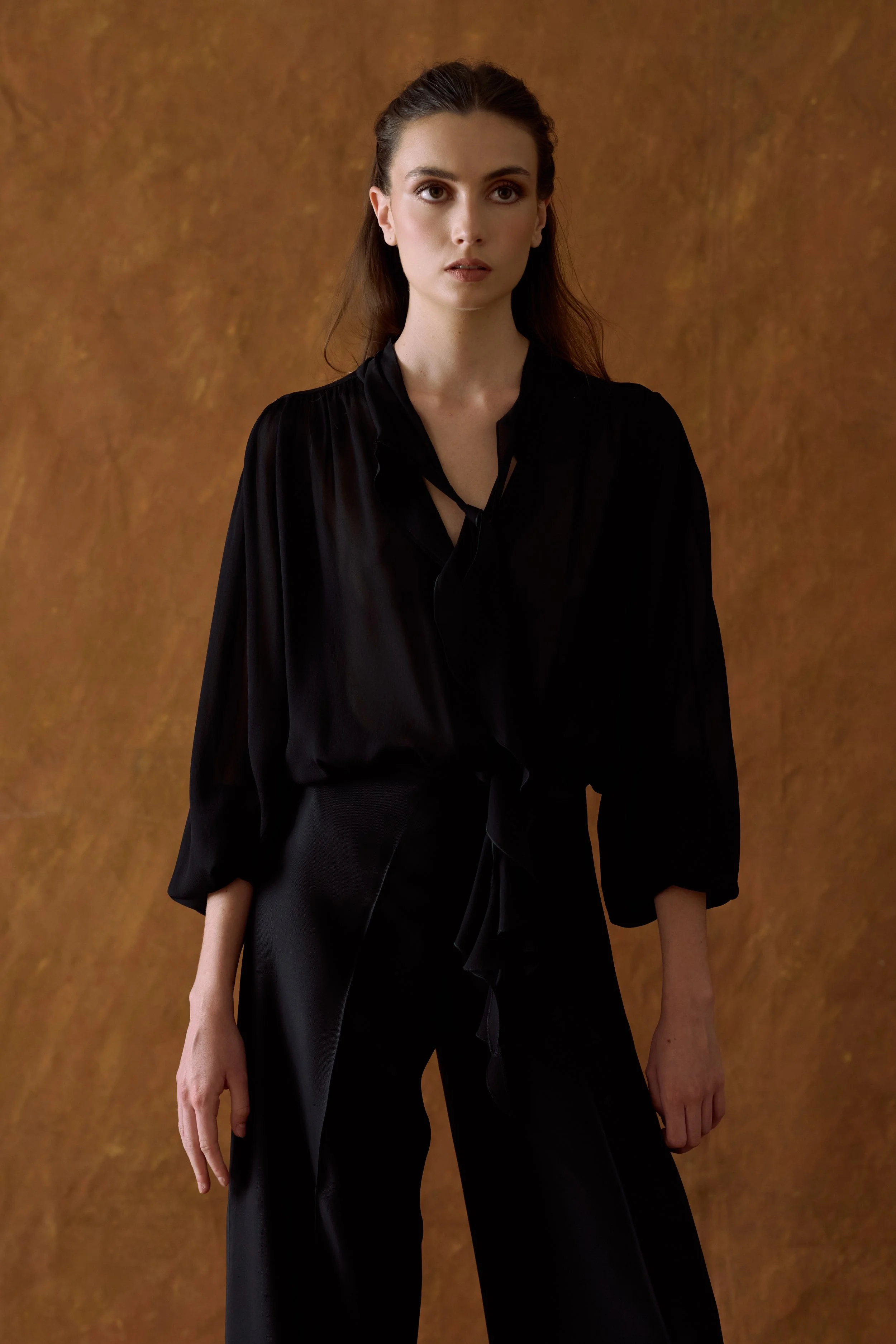 Fine Crepe Pienza Blouse