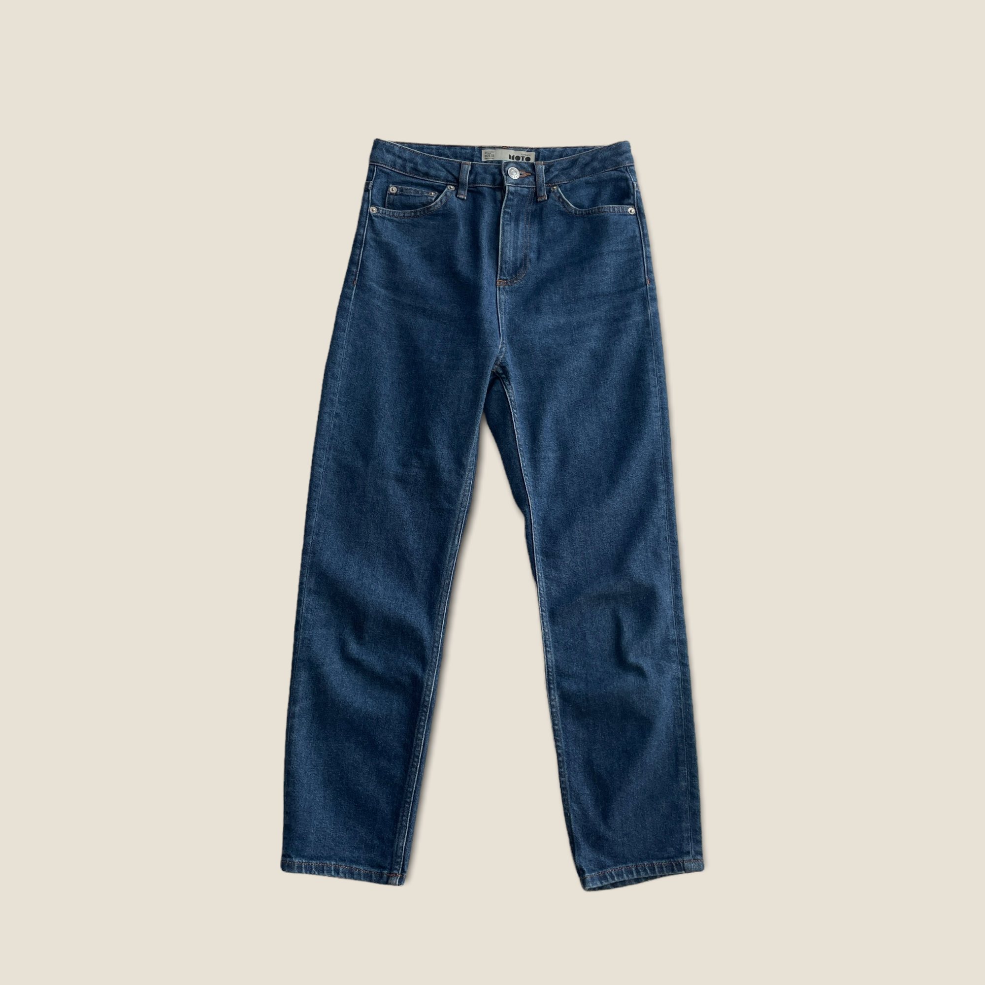 Topshop High Waisted Slim Leg Jeans 