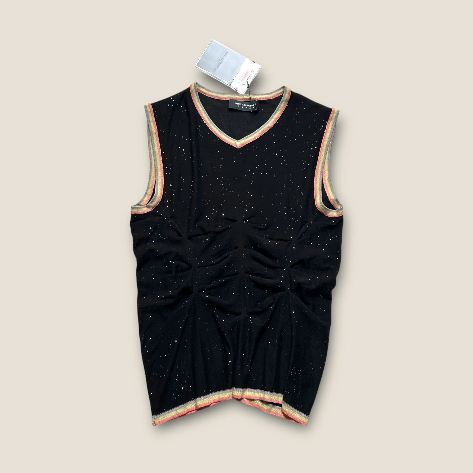 Kiko Kostadinov Fine Knit Vest - Size UK 12 — One Scoop Store