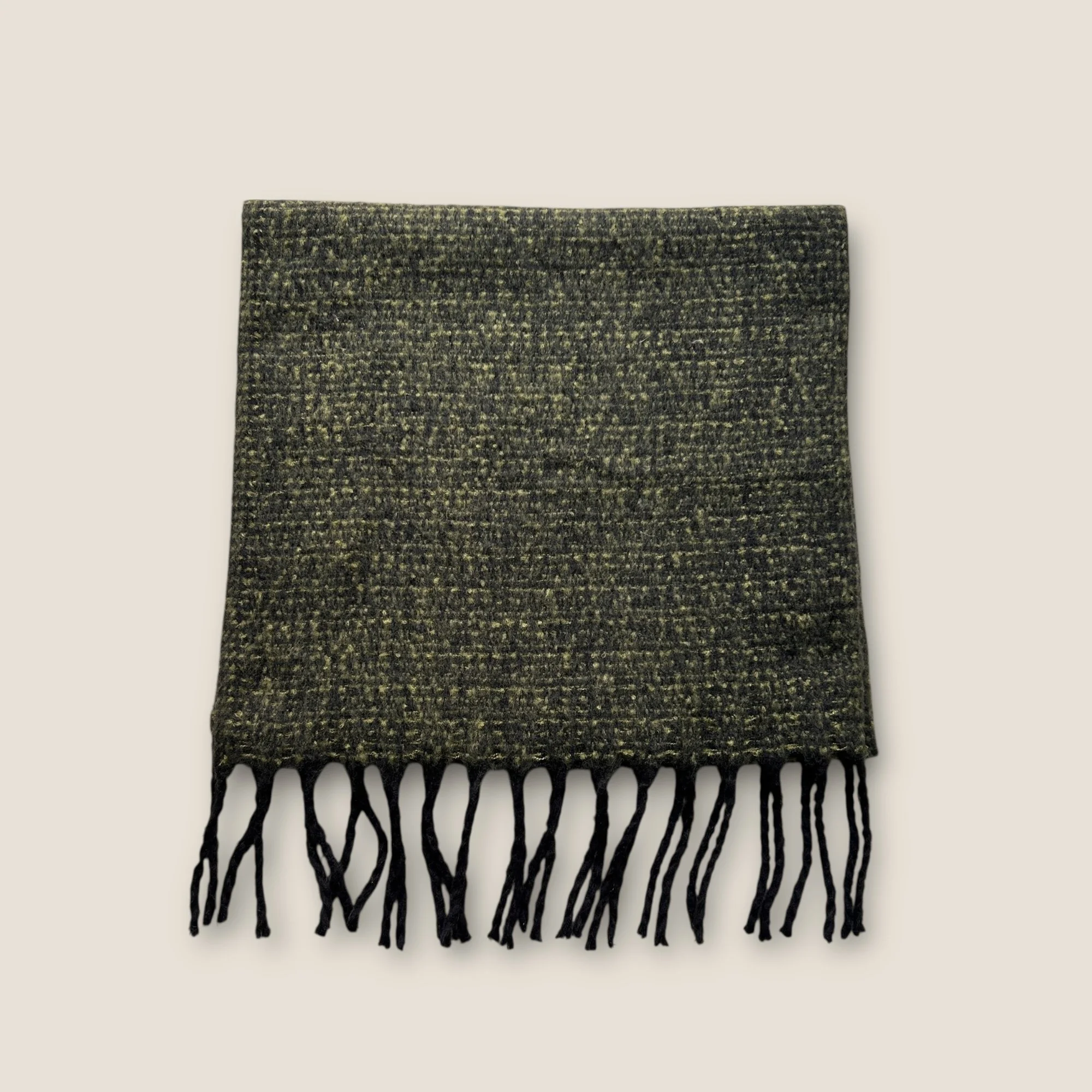Ichi Chunky Boucle Knitted Scarf - One Size