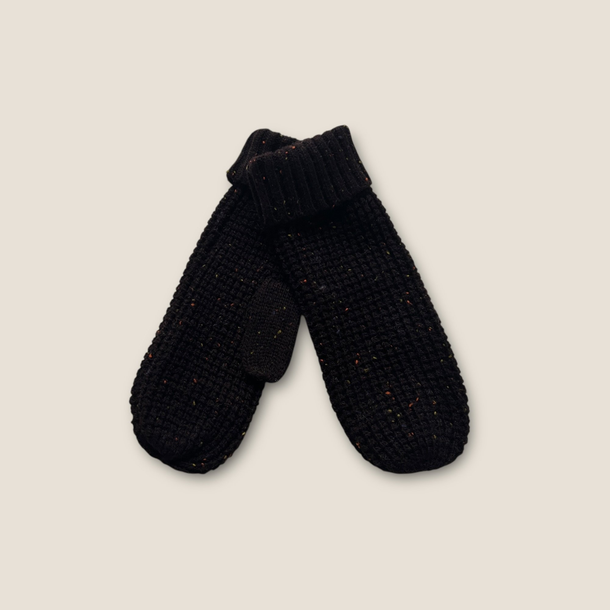 Ichi Knitted Wool Blend Mittens - One Size