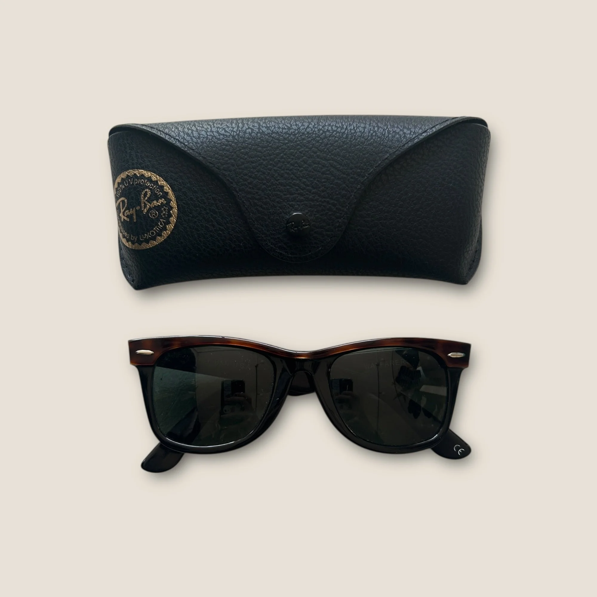 Ray Ban Vintage Wayfarer Sunglasses - OS