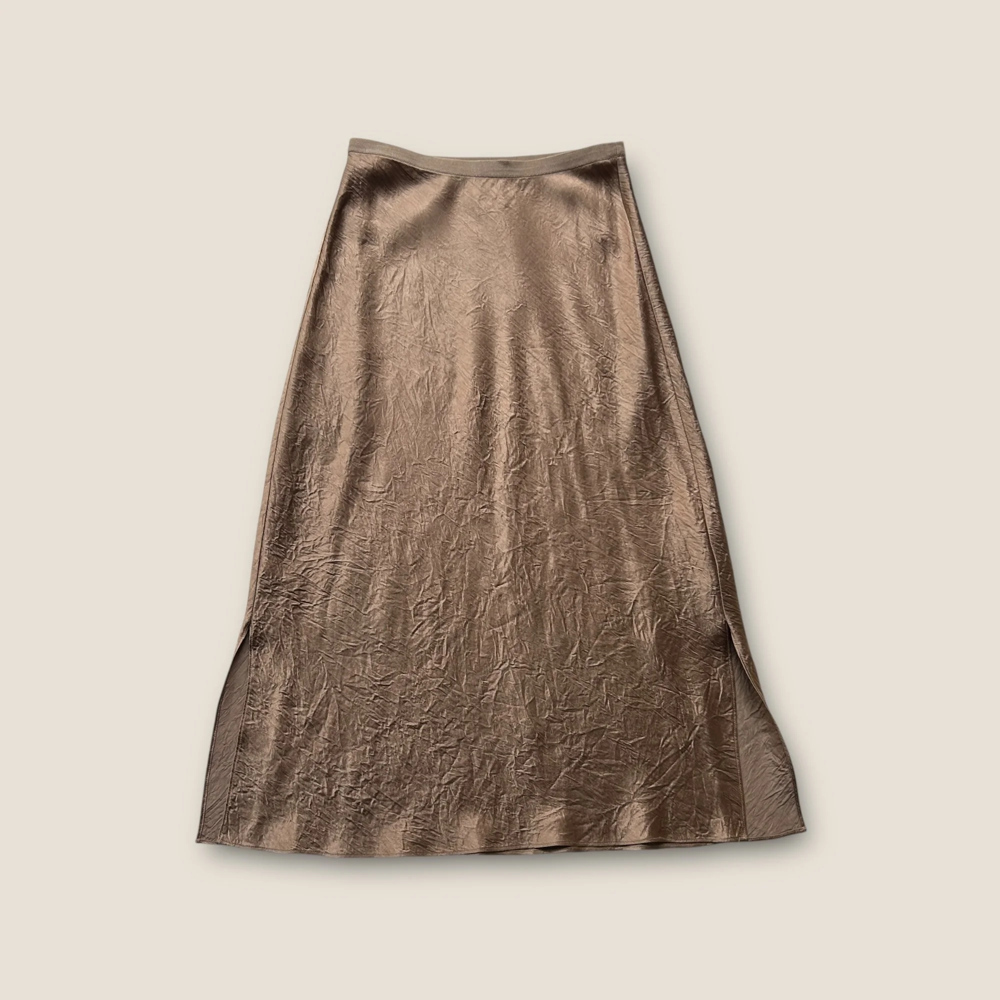 Witchery Hammered Satin Skirt - Size UK 6-8