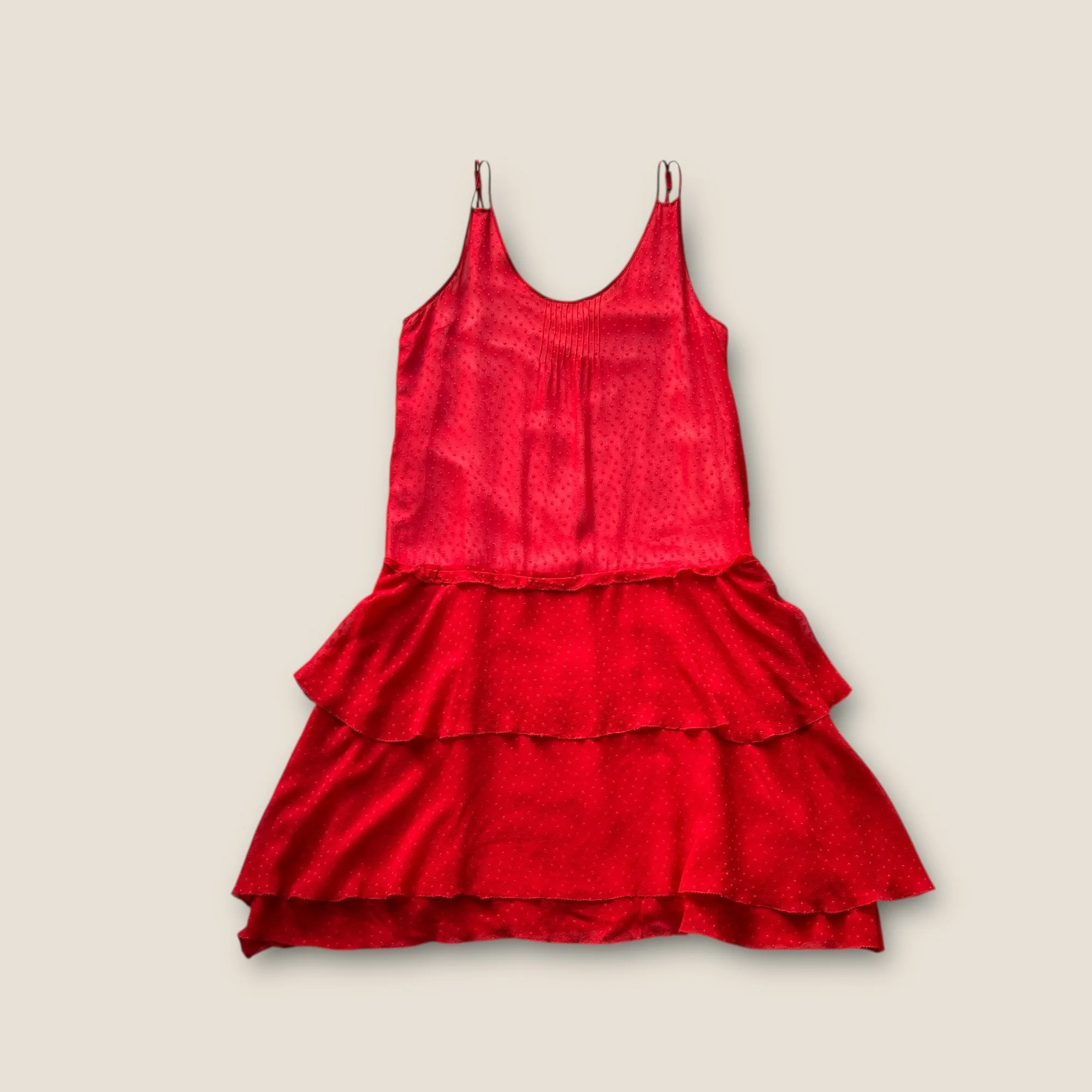 Nina Ricci Vintage 90s Silk Dress - Size UK 14