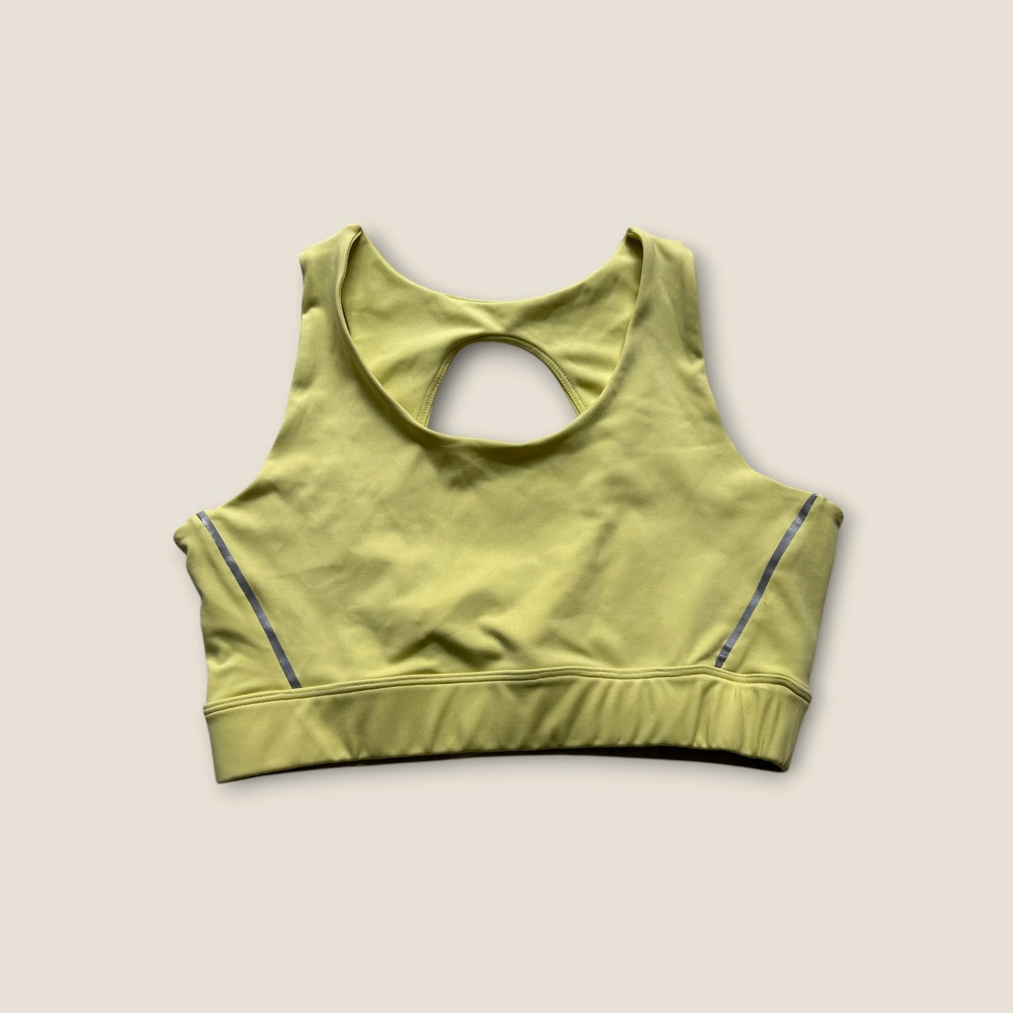 Adanola Open Back Mesh Bra Top - Size XS