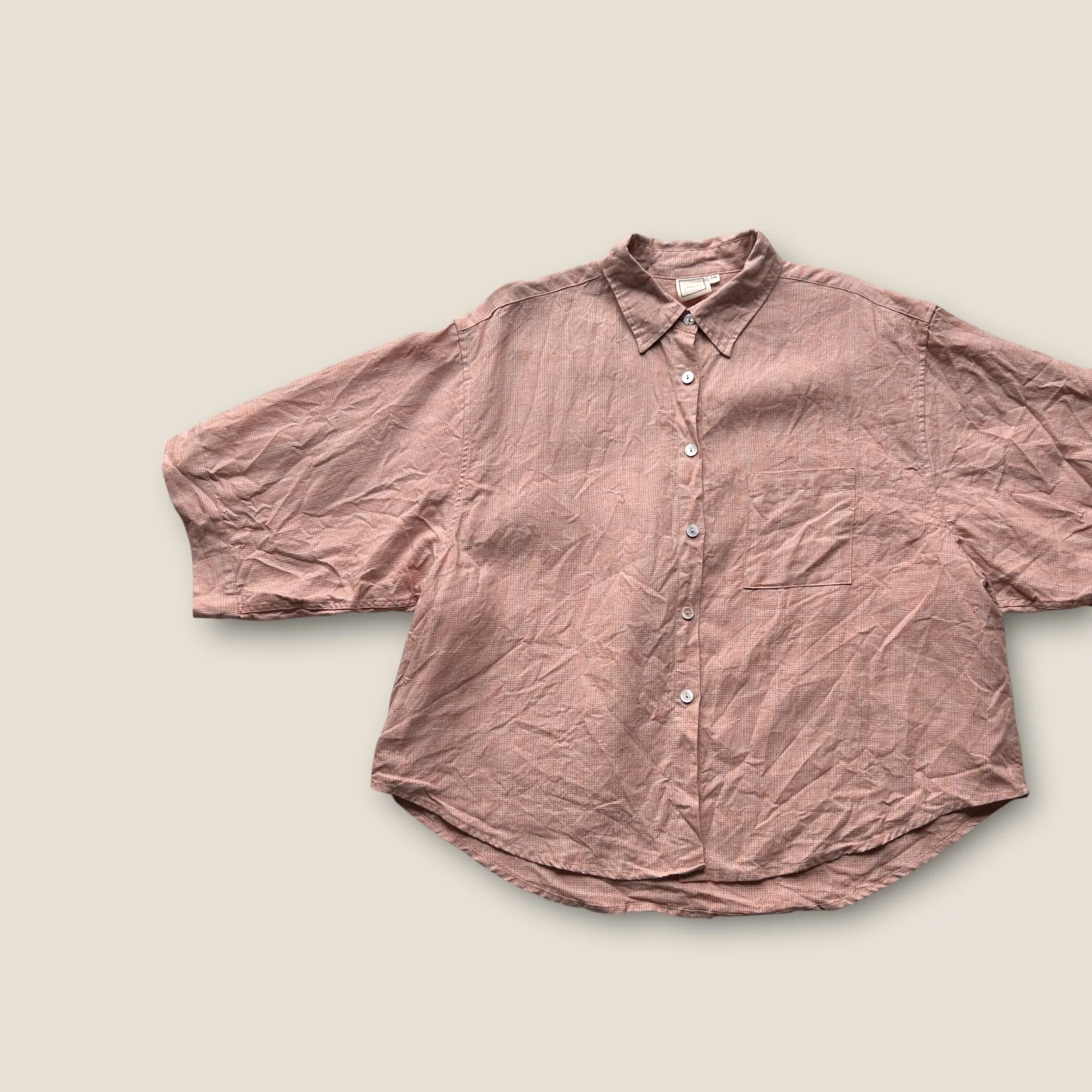 Deiji Studios Linen Shorts & Shirt - Size S