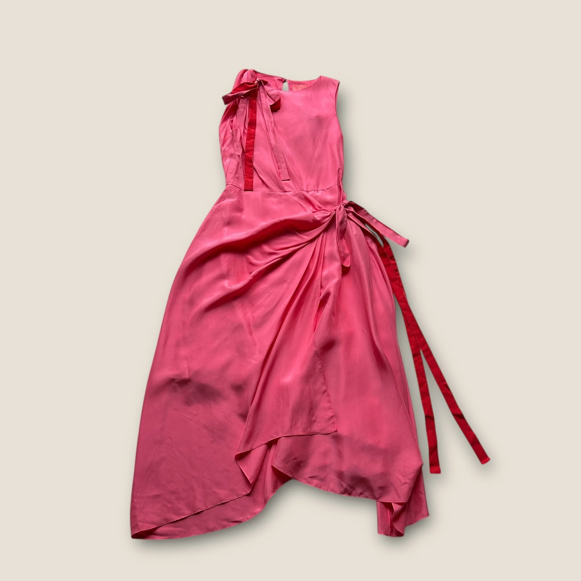 Roksanda x Jigsaw Silk Bow Dress - Size UK 8