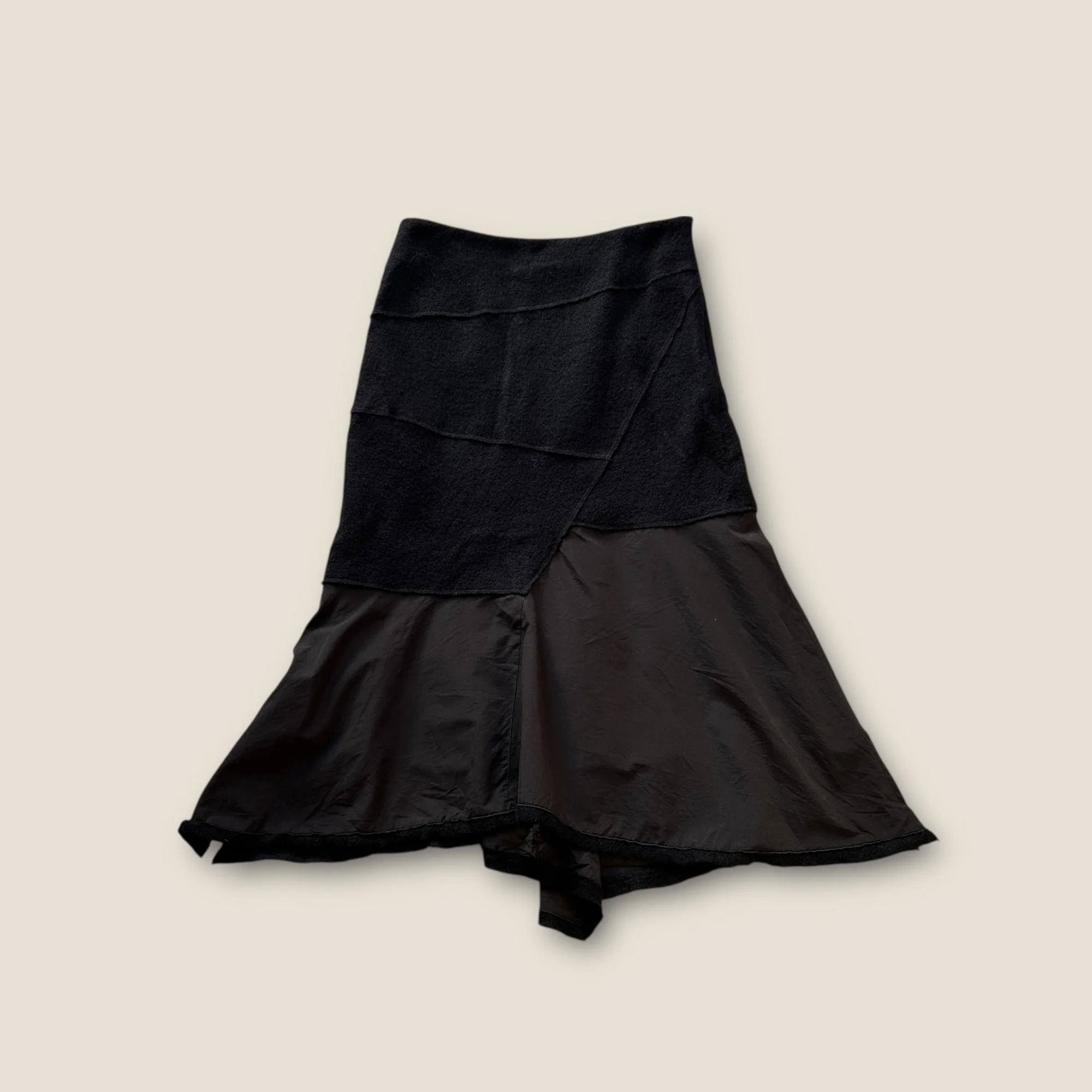 Vintage 90s Asymmetric Skirt - Size UK 10