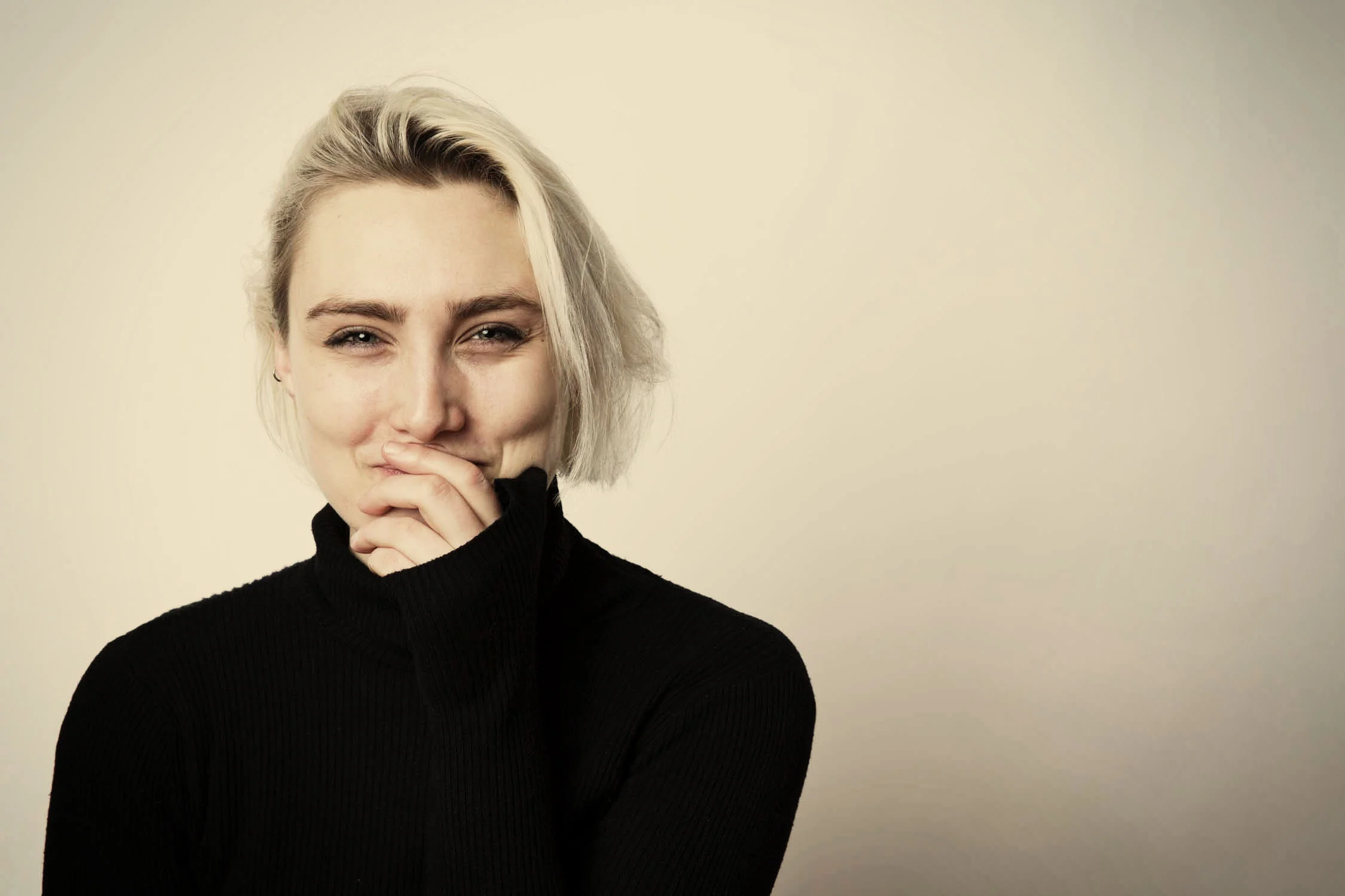 Candid headshot photography by Nick Dolding